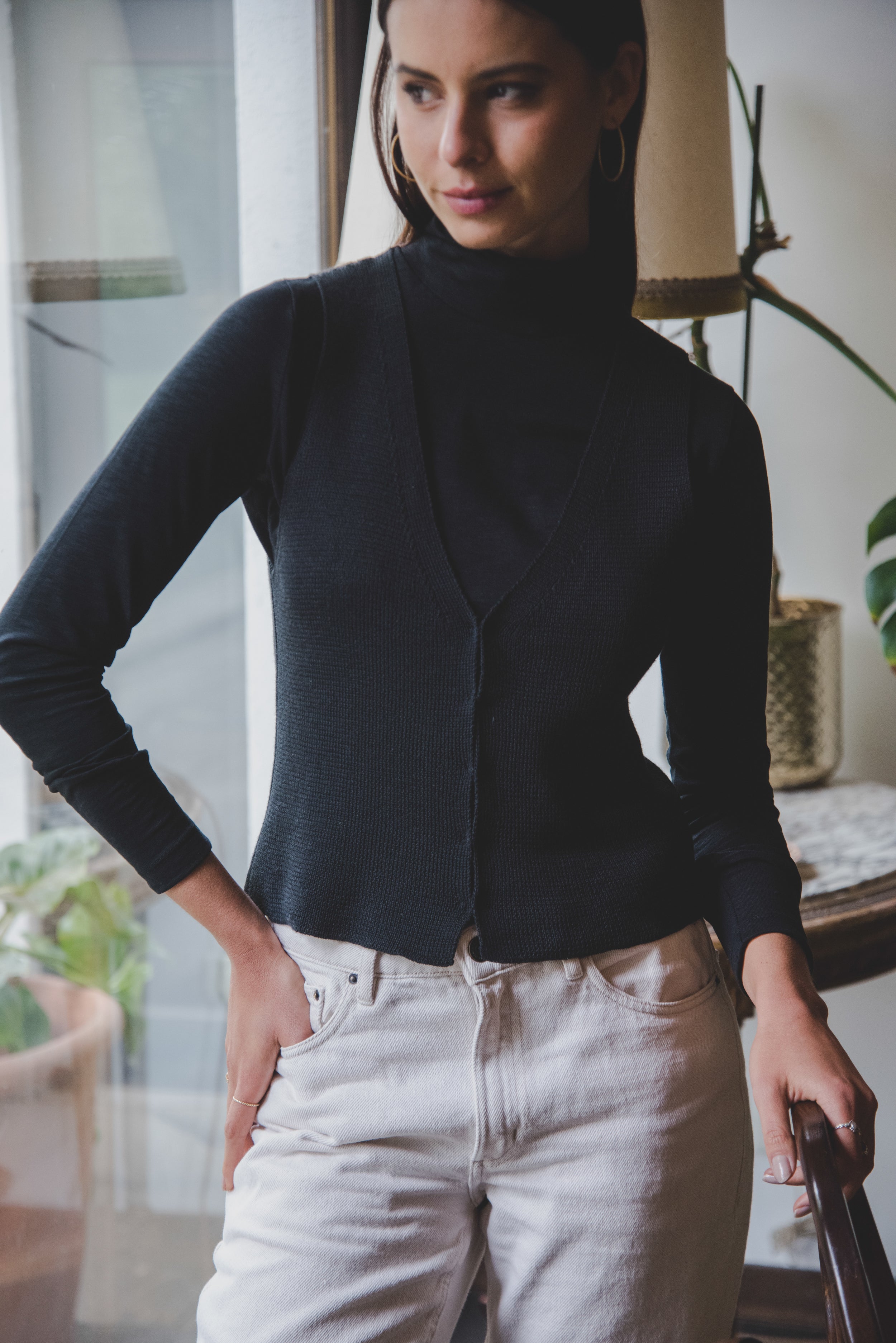Top Vera · Negro