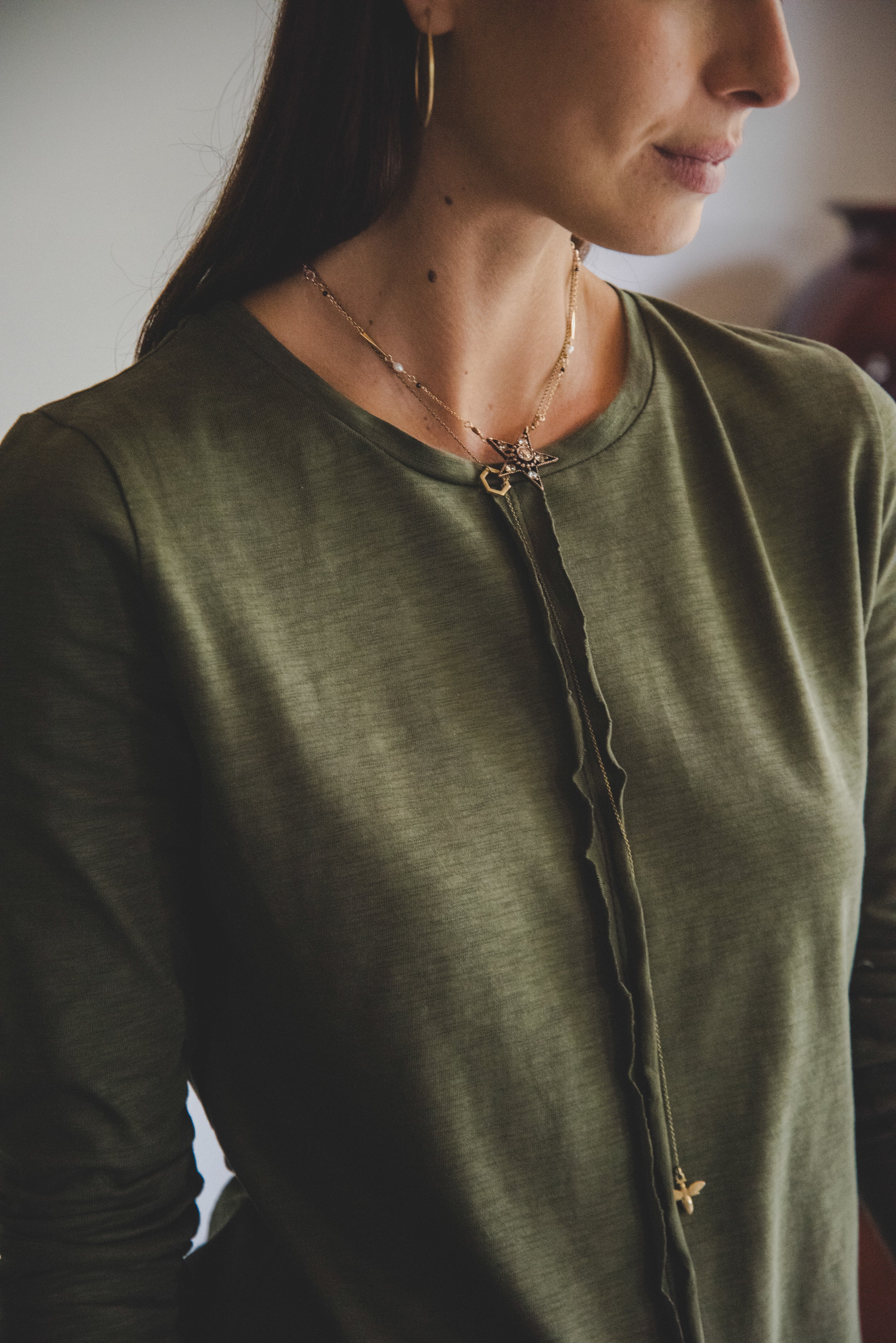 Top Simpla · Verde Musgo