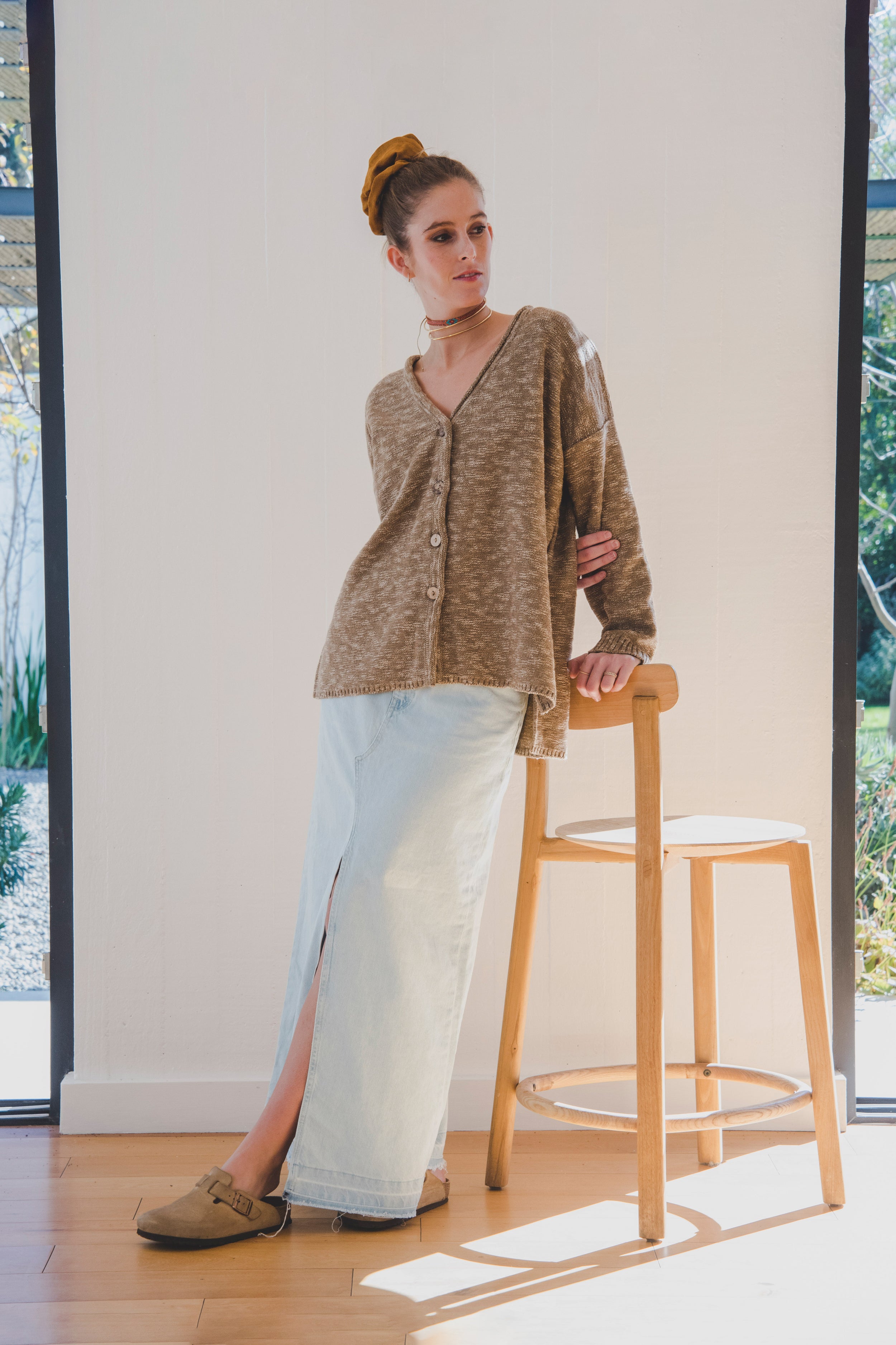 Cardigan Boto · Caramelo