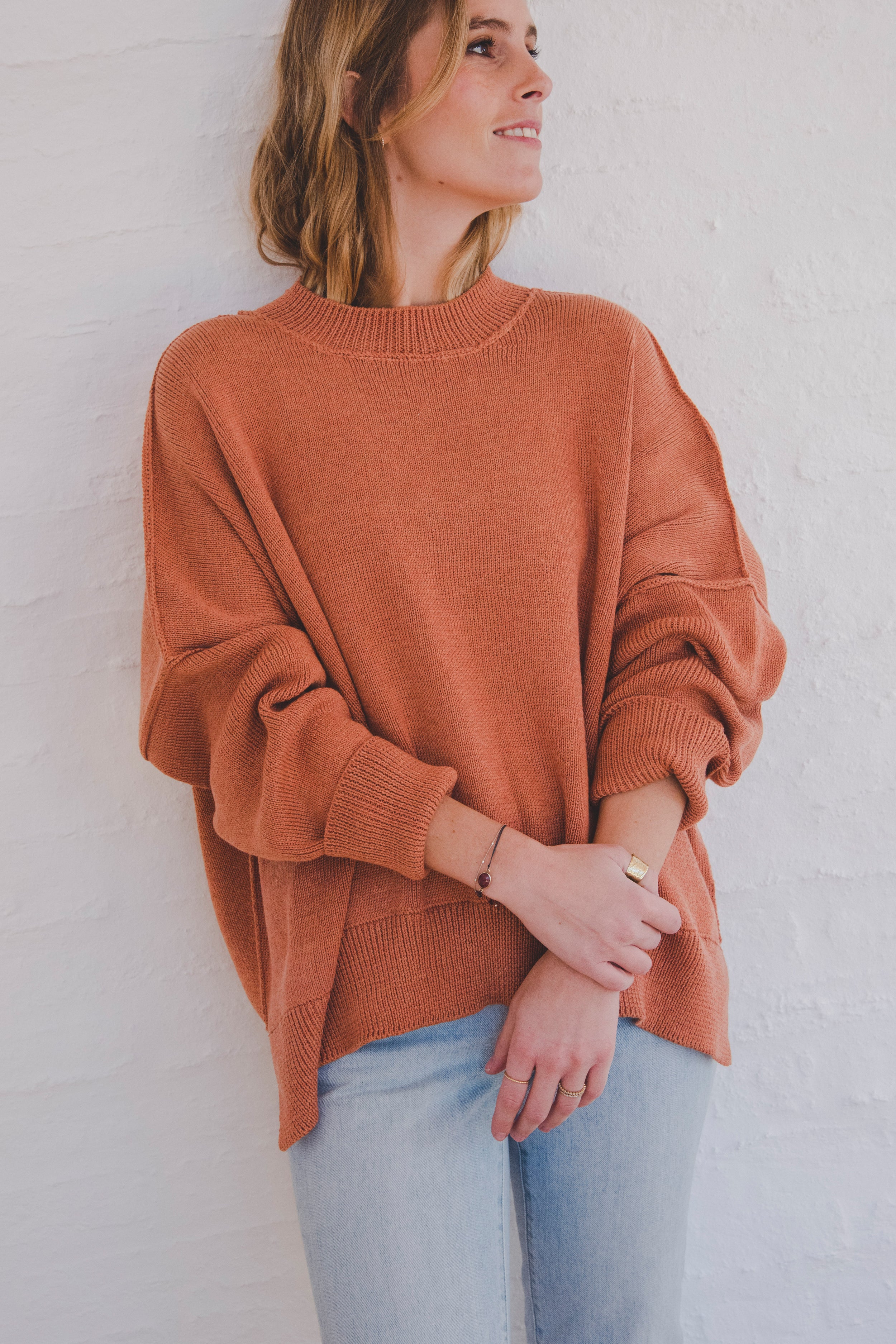 Tejido Cozy · Naranjo
