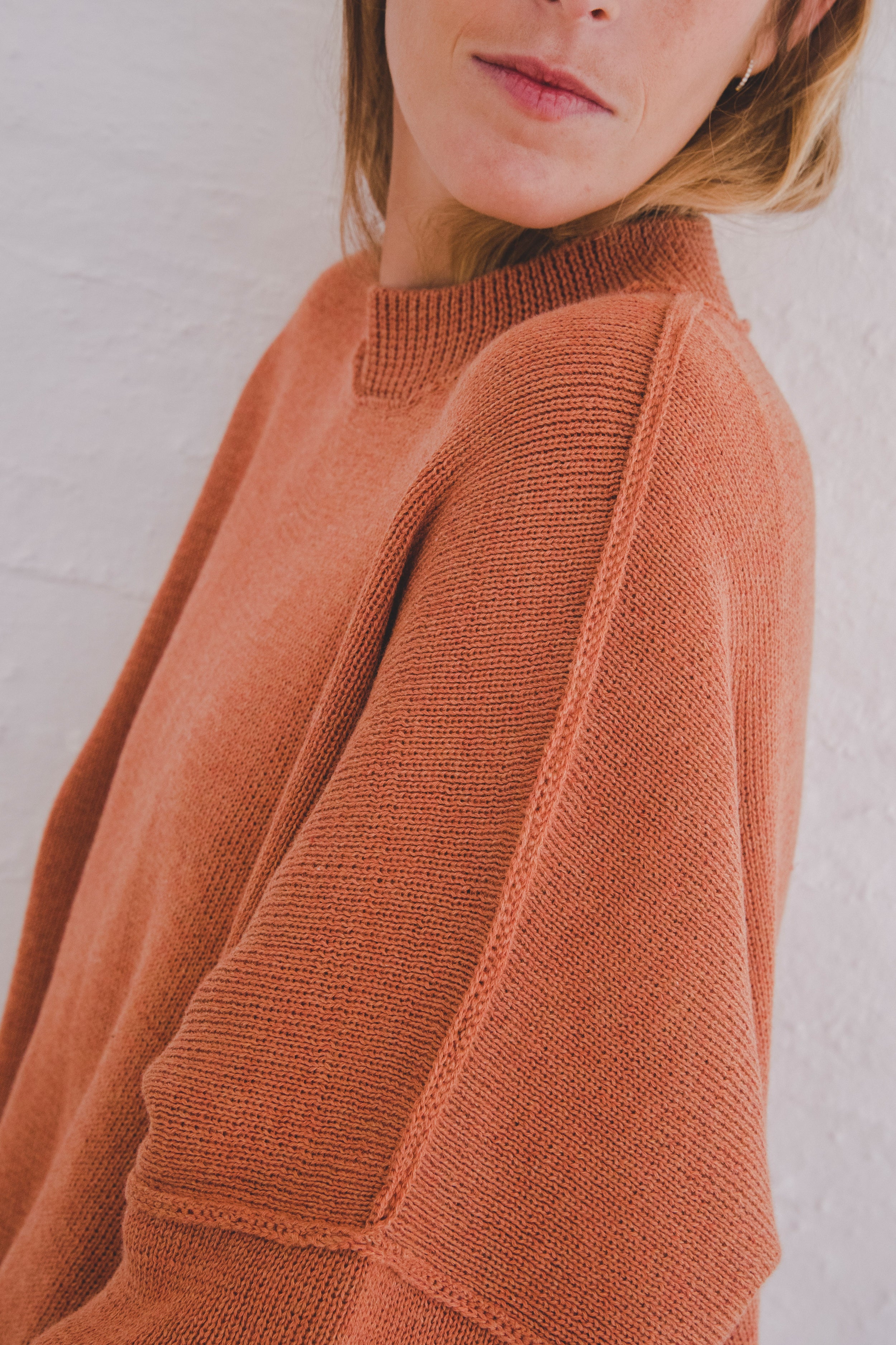 Tejido Cozy · Naranjo
