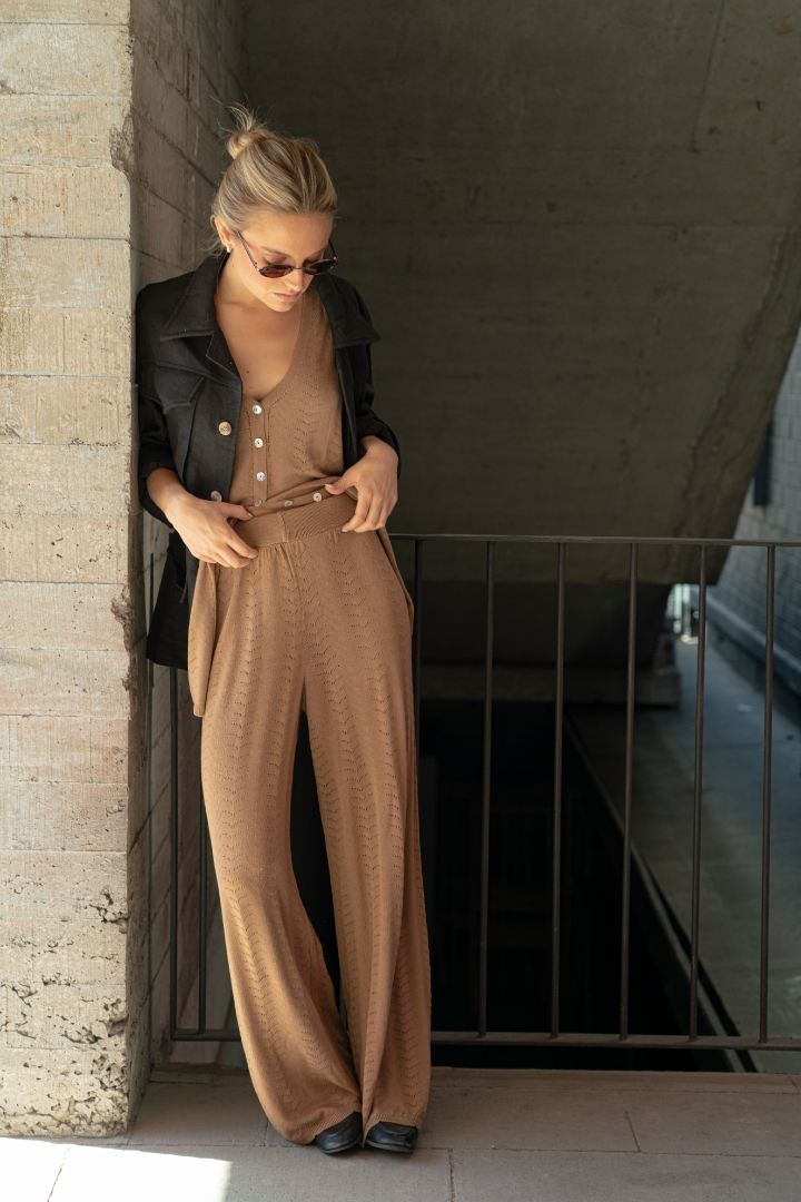Pantalon Ondas · Toffee