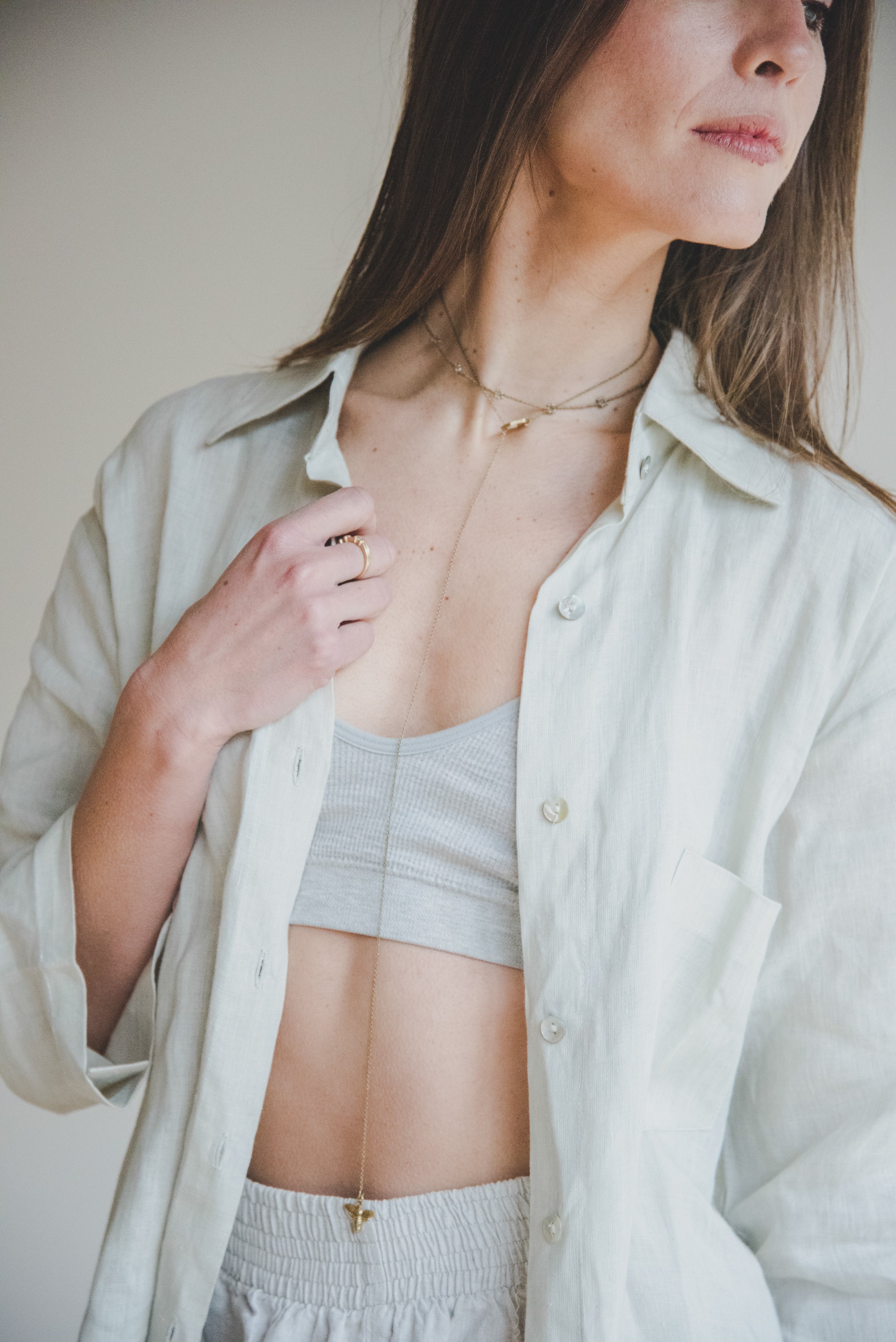 Camisa Estrella · Perla