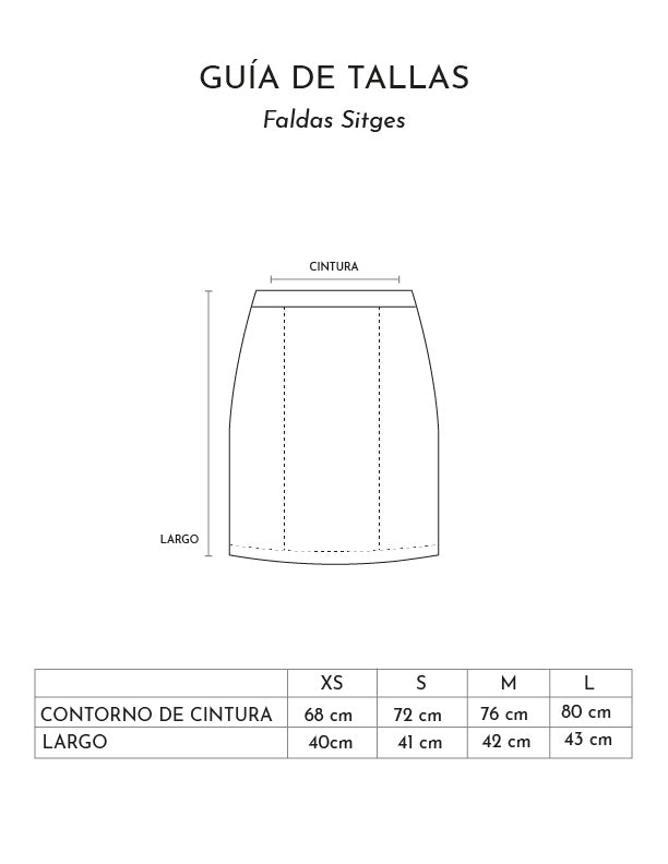 Falda Sitges · Negro