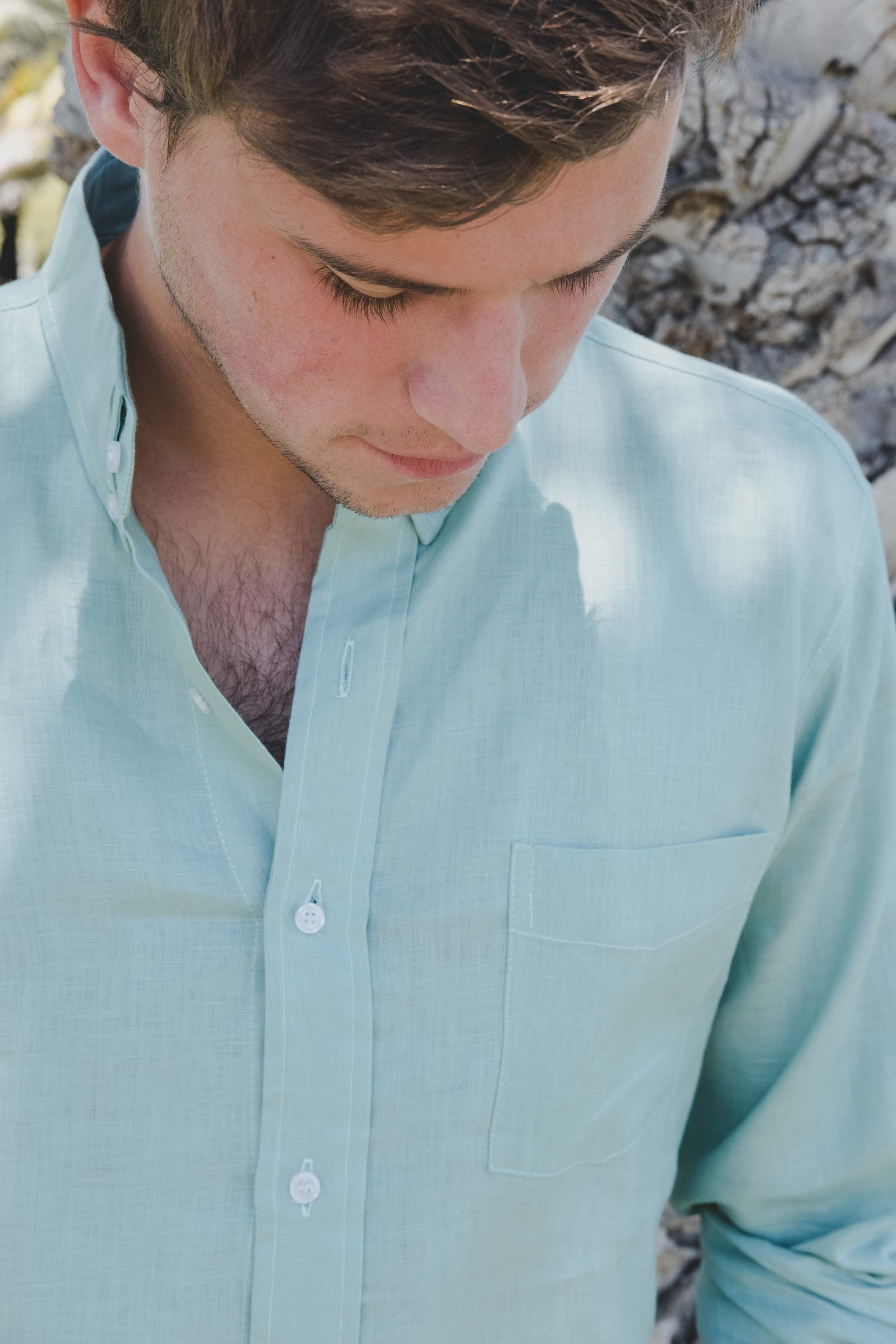 Camisa Goa · Menta