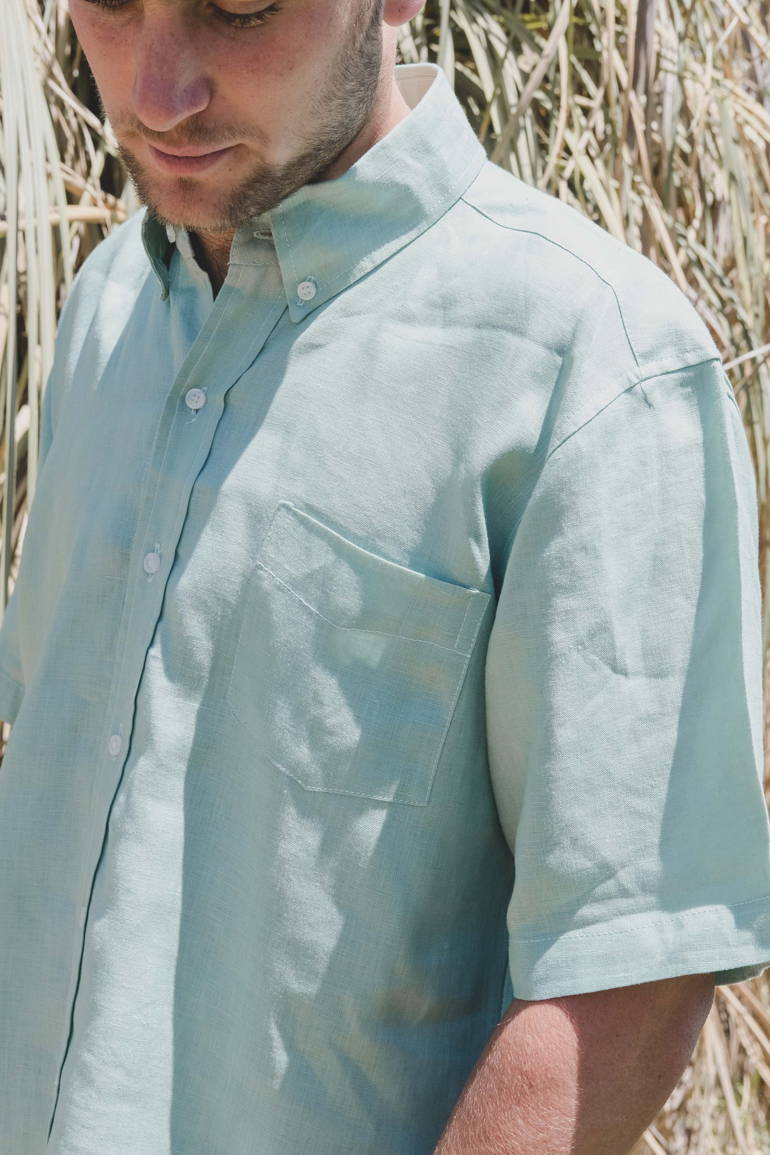 Camisa Saona · Menta