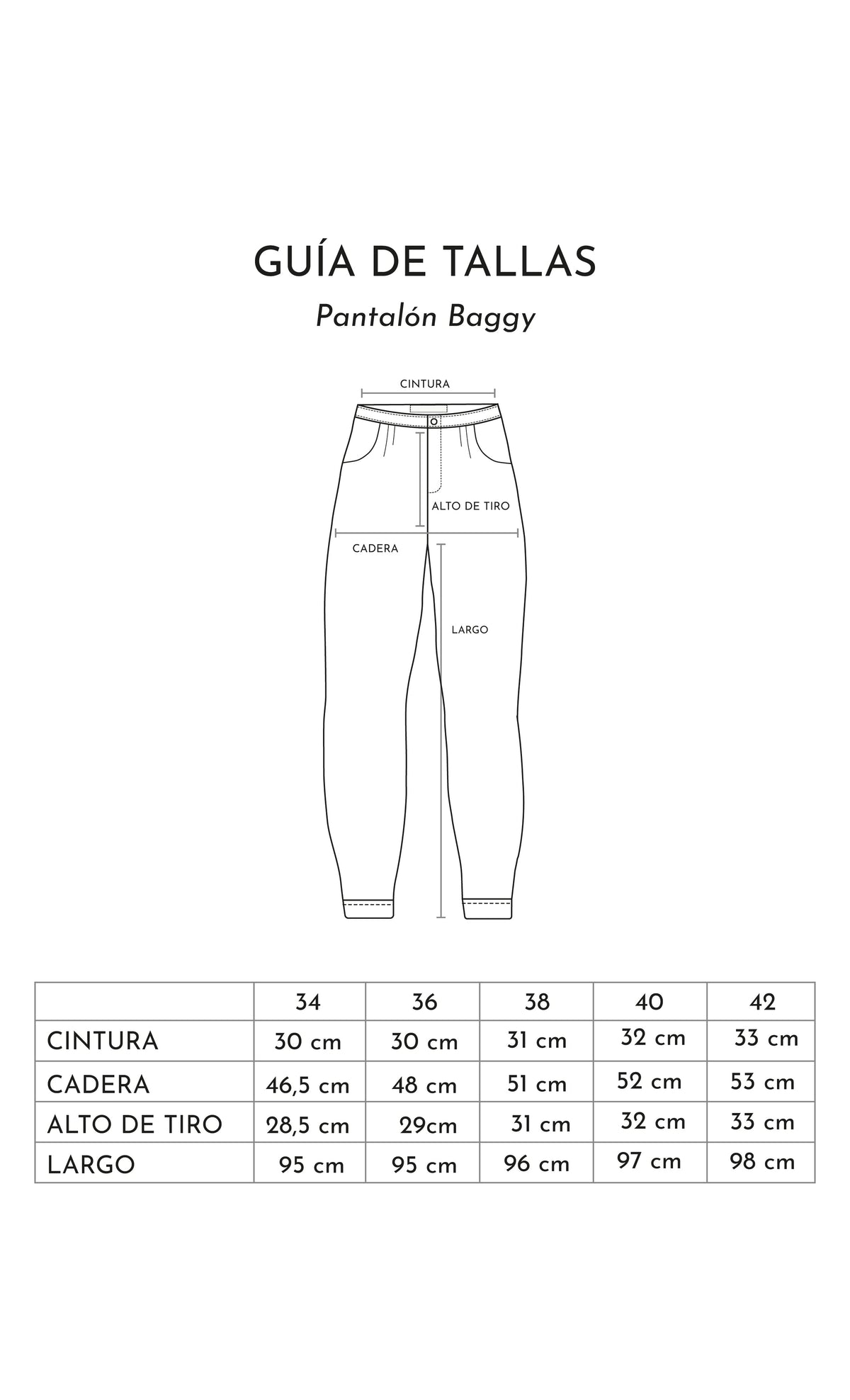 Pantalón Baggy · Cactus