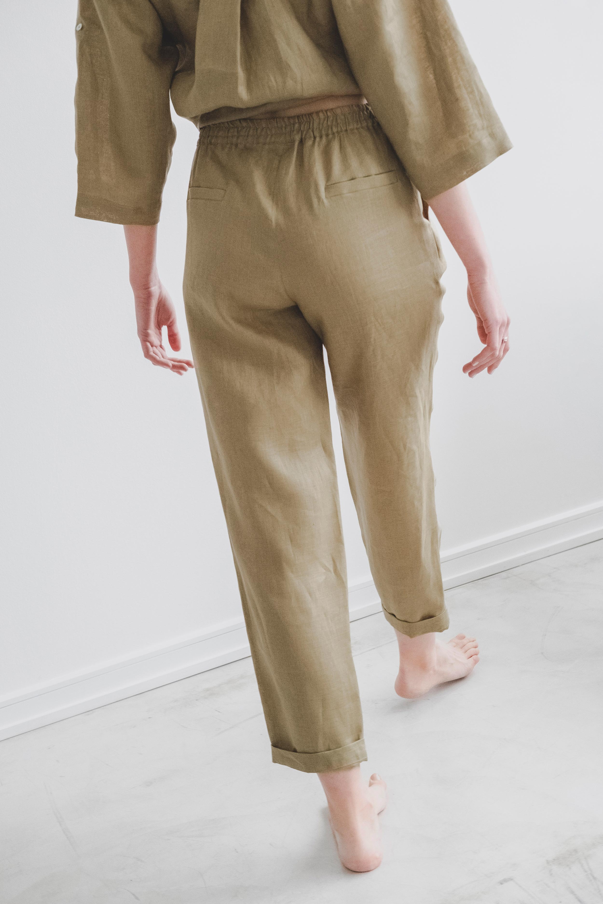 Pantalón Baggy · Verde Olivo