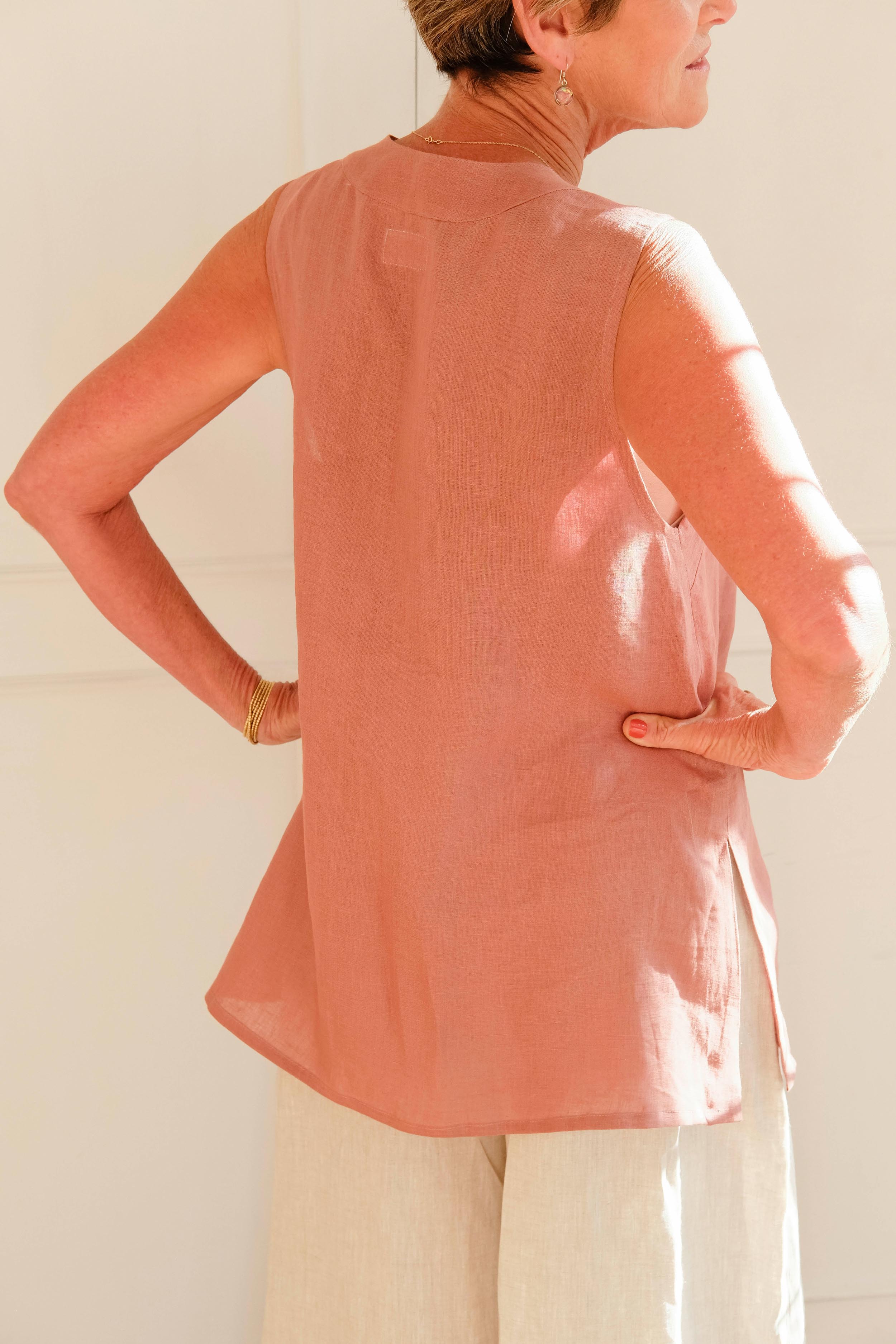 Top Tunic · Rosa Viejo