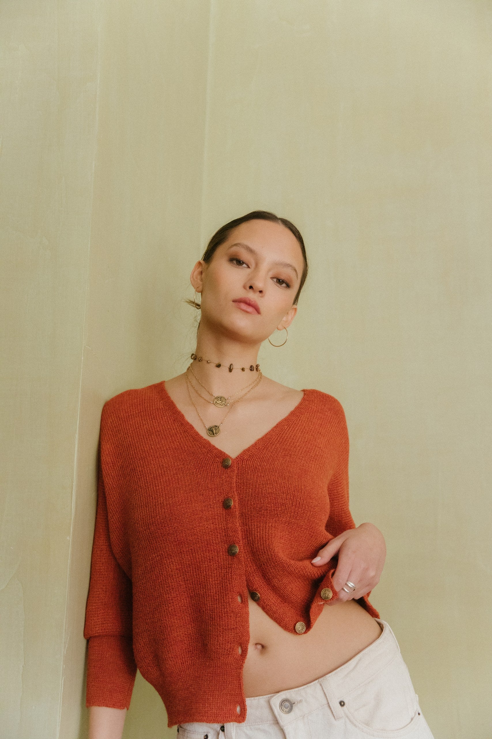 Cardigan Merly · Ladrillo