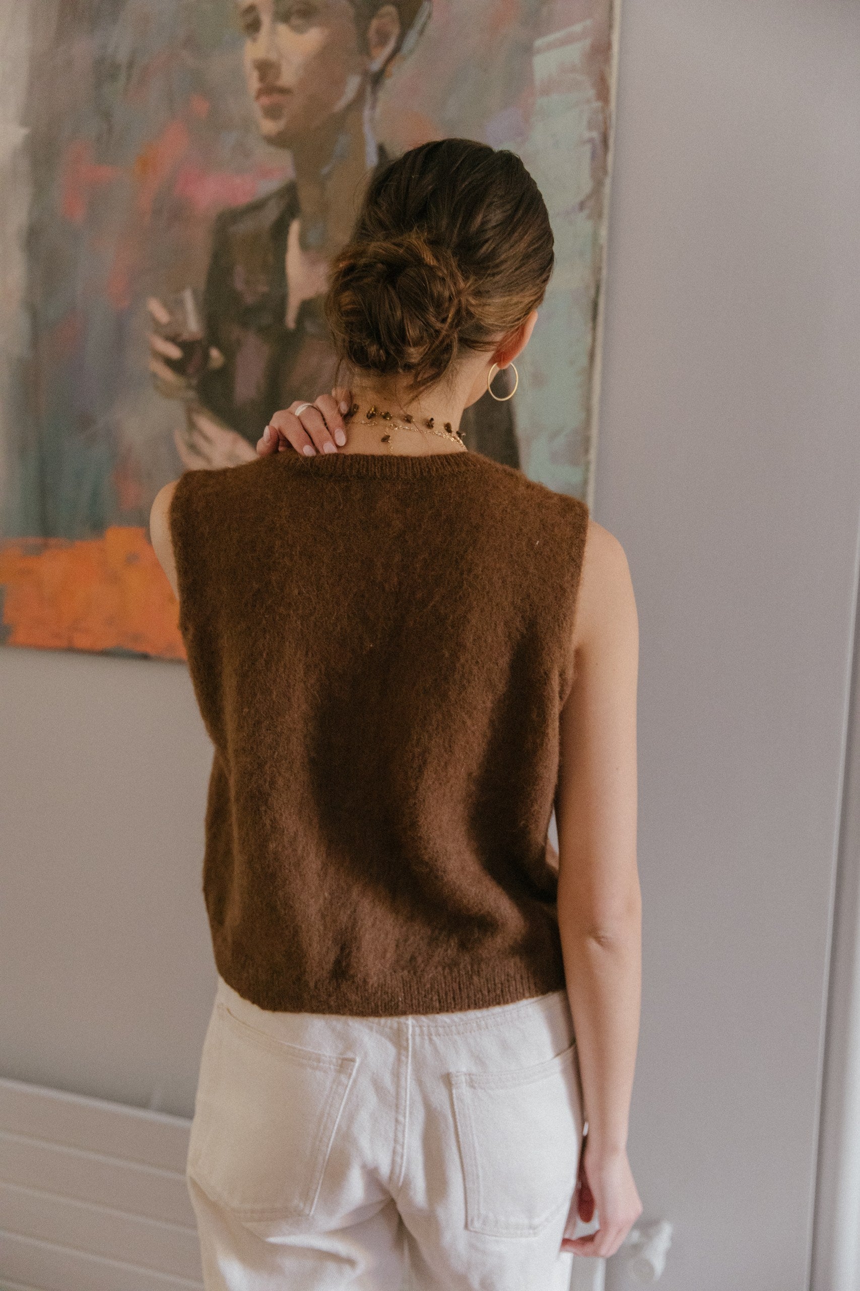 Chaleco Diana · Chocolate