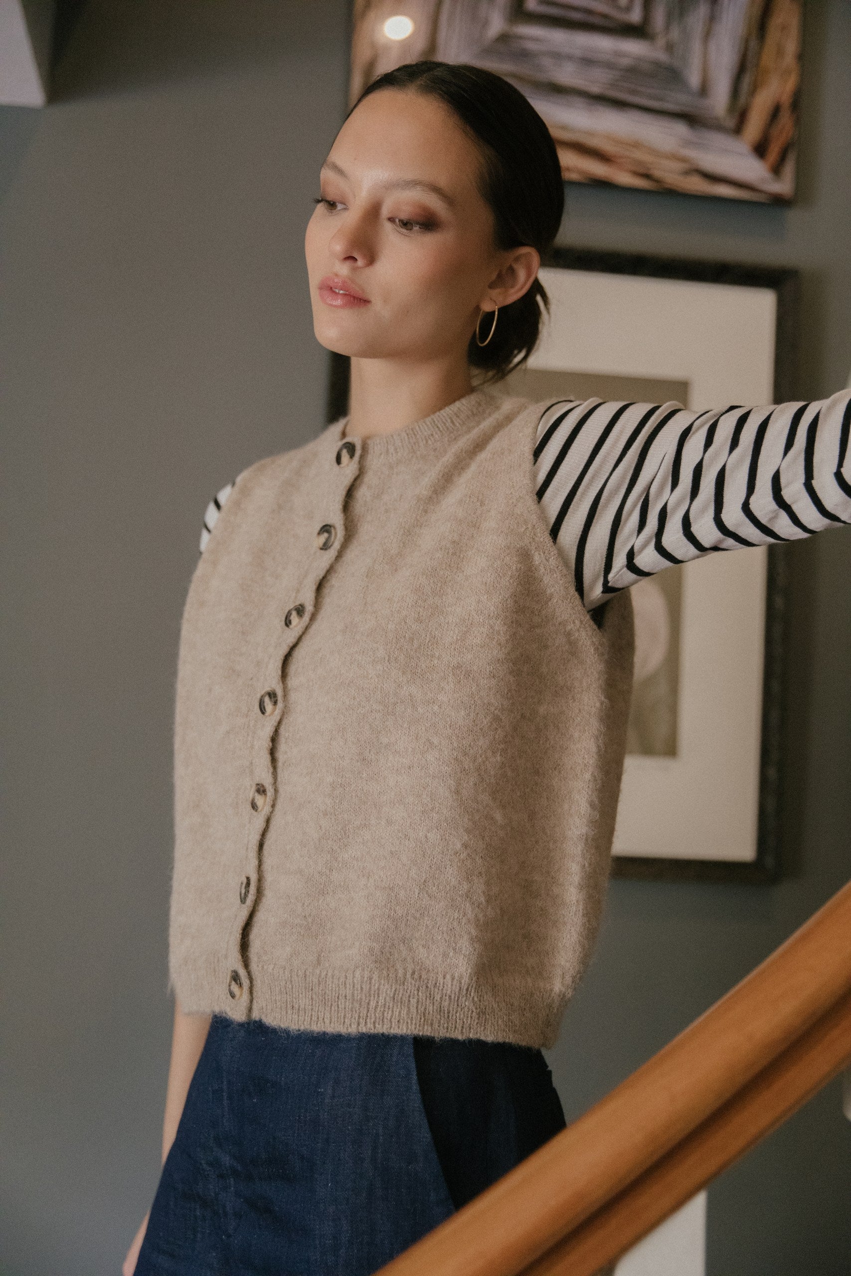 Chaleco Diana · Beige