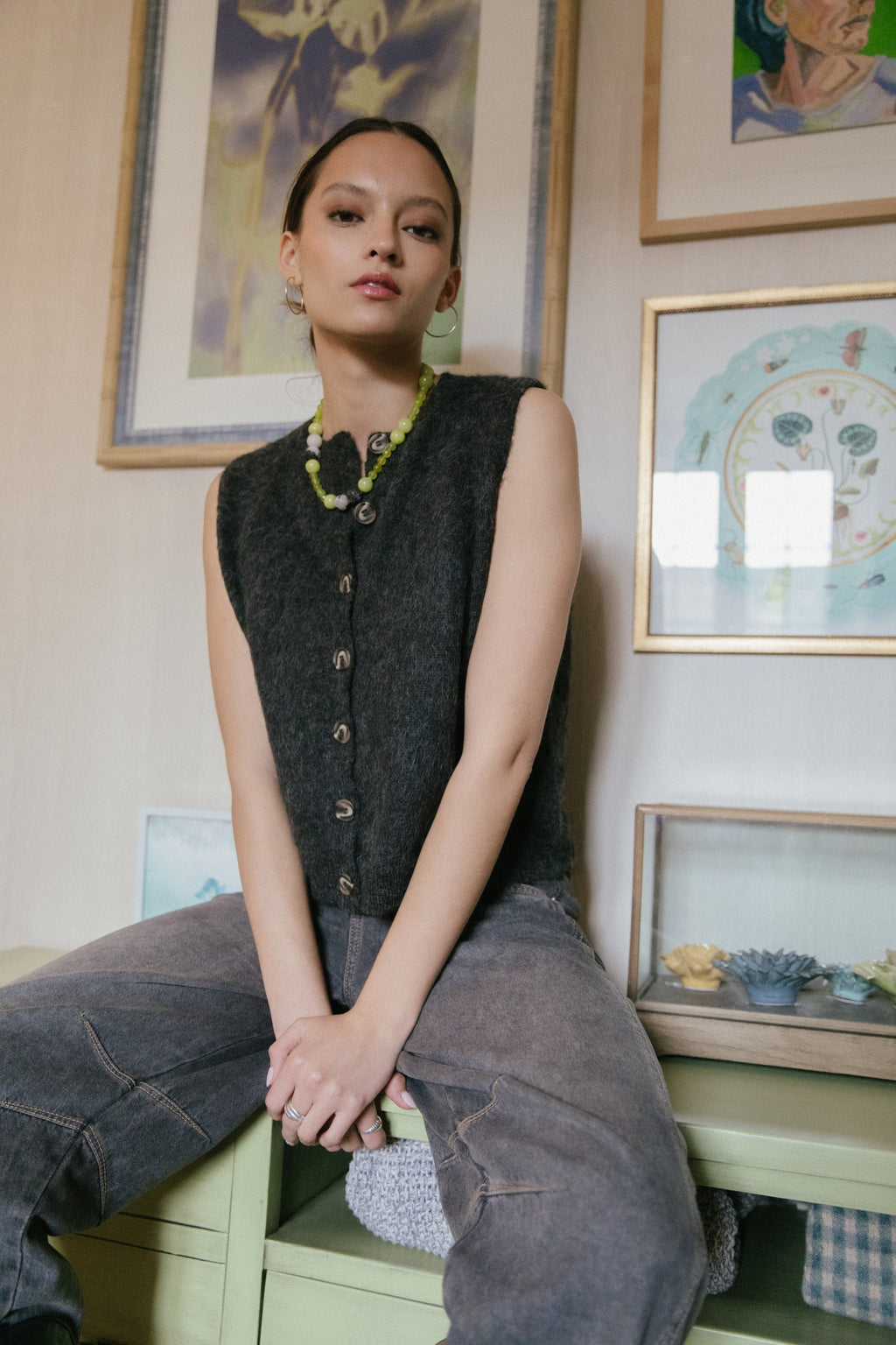 Chaleco Diana · Marengo