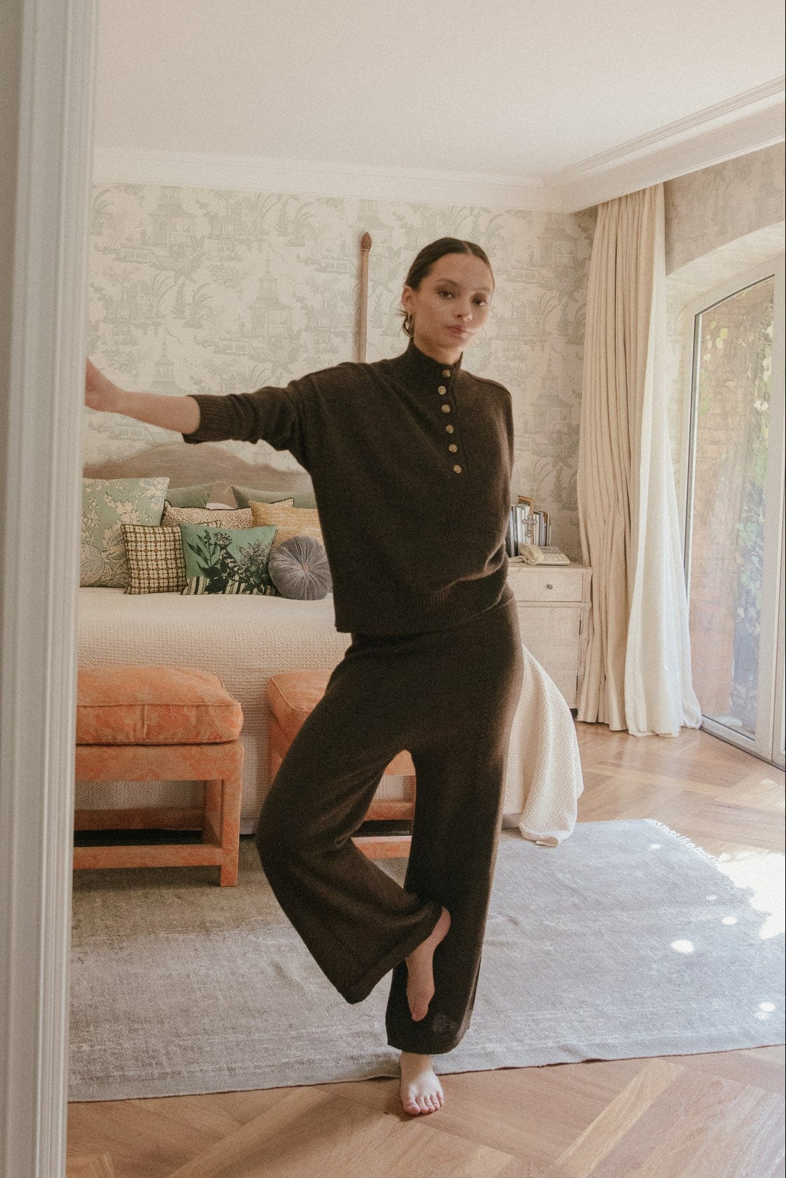 Pantalon Viena · Chocolate