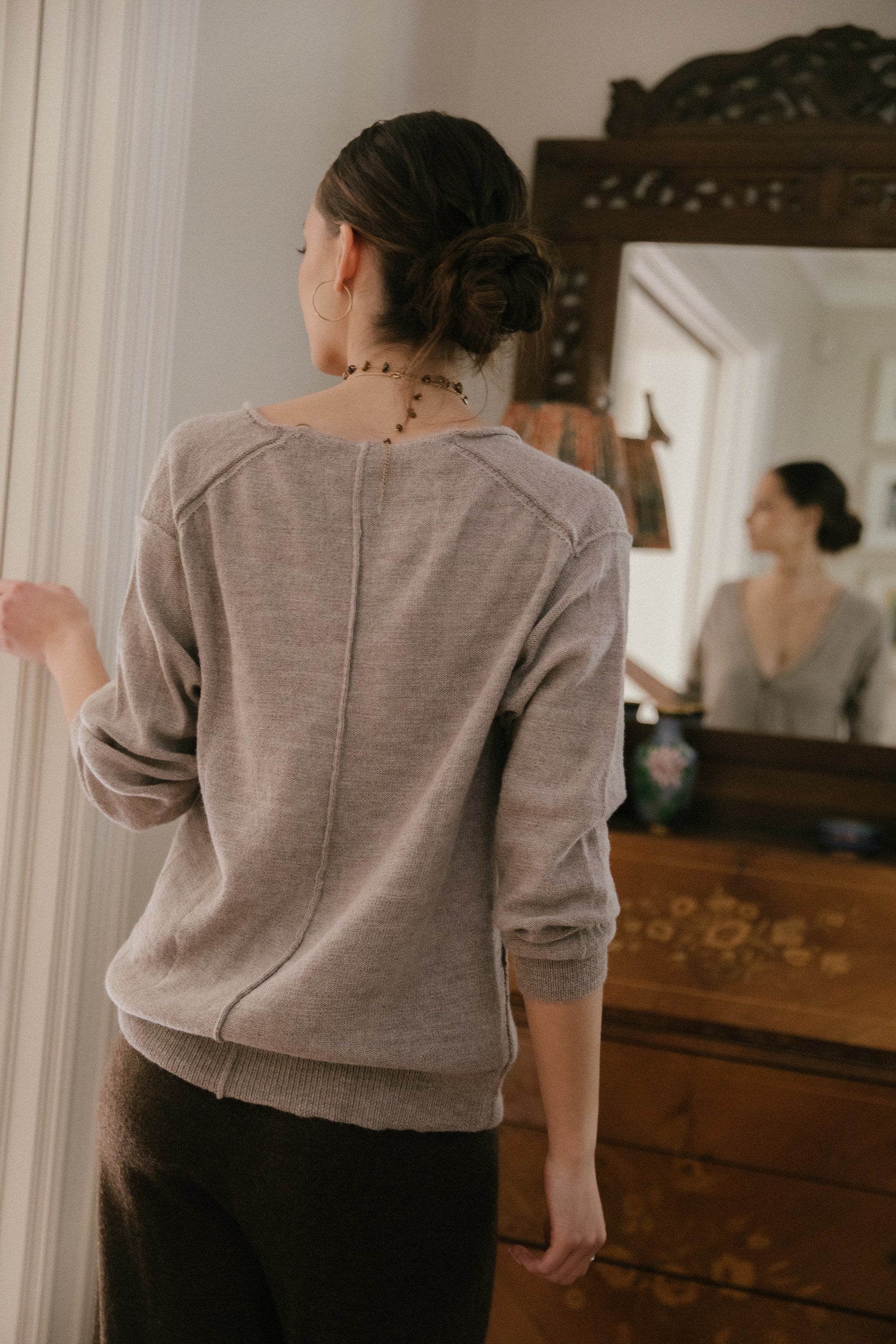 Cardigan Viena · Nacar