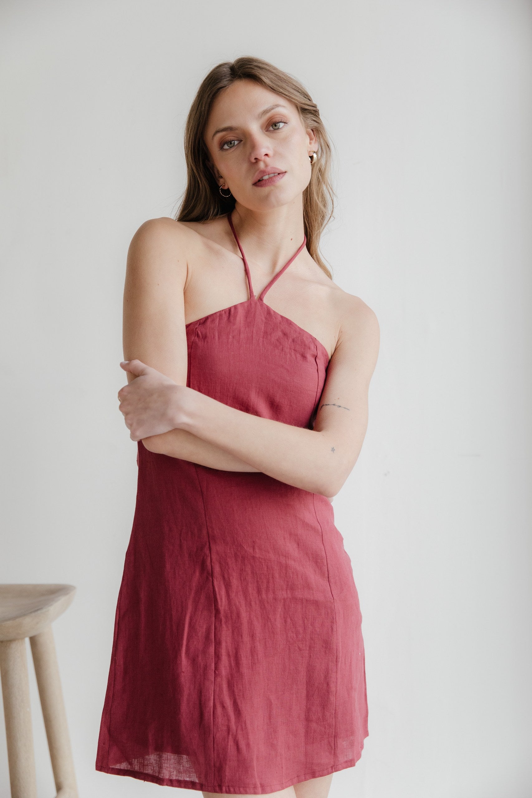 Mini Vestido Lily · Cherry