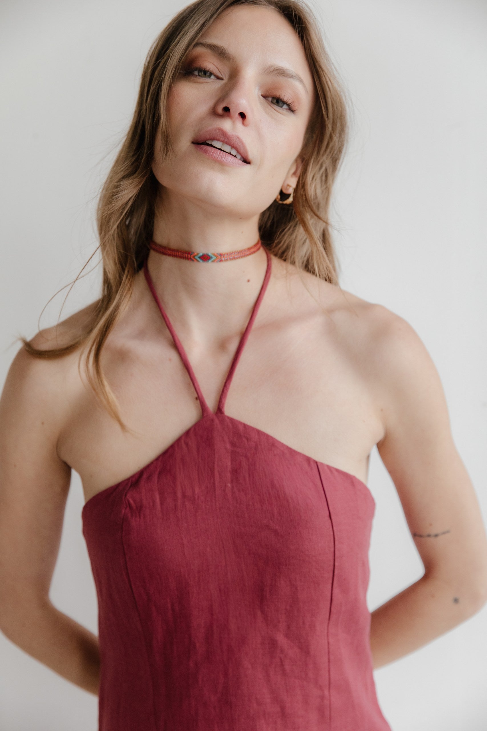 Mini Vestido Lily · Cherry