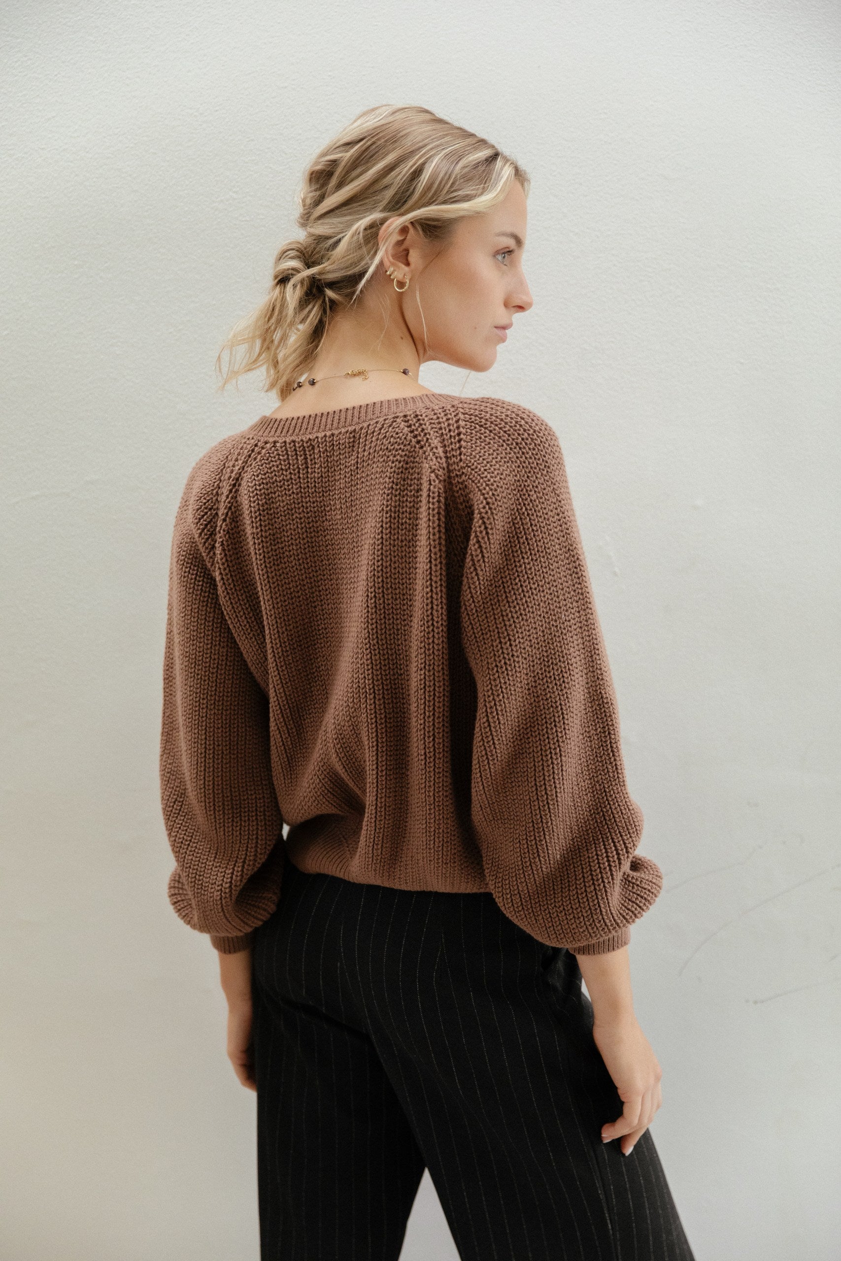 Cardigan Ame · Camel