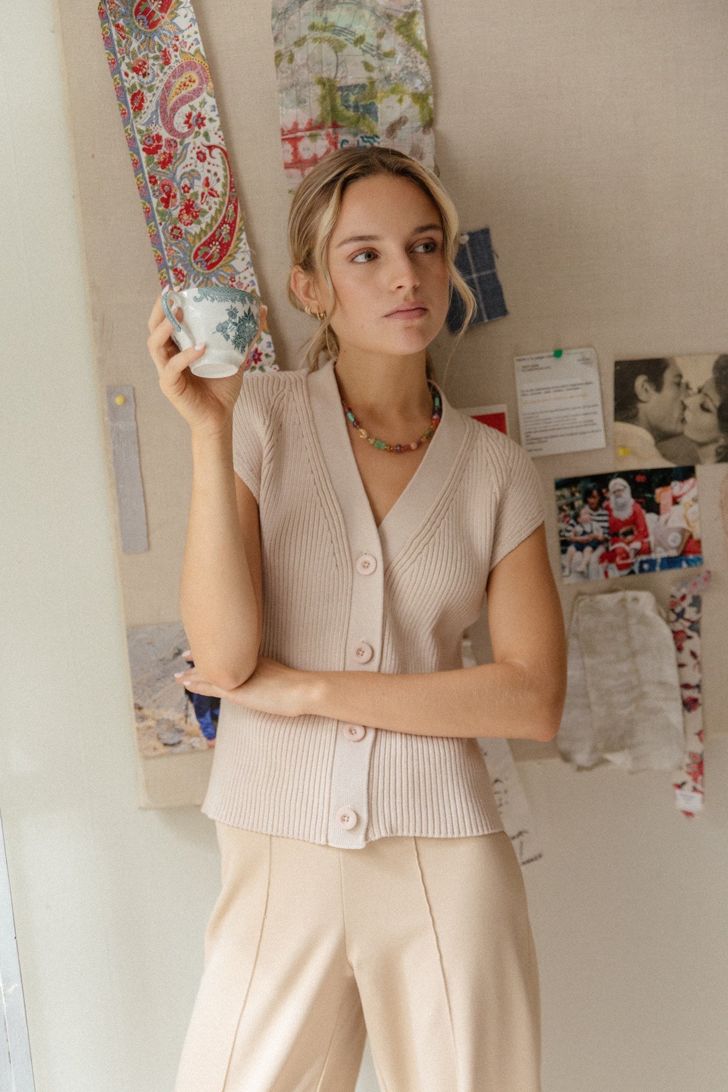 Vest Arco · Gardenia