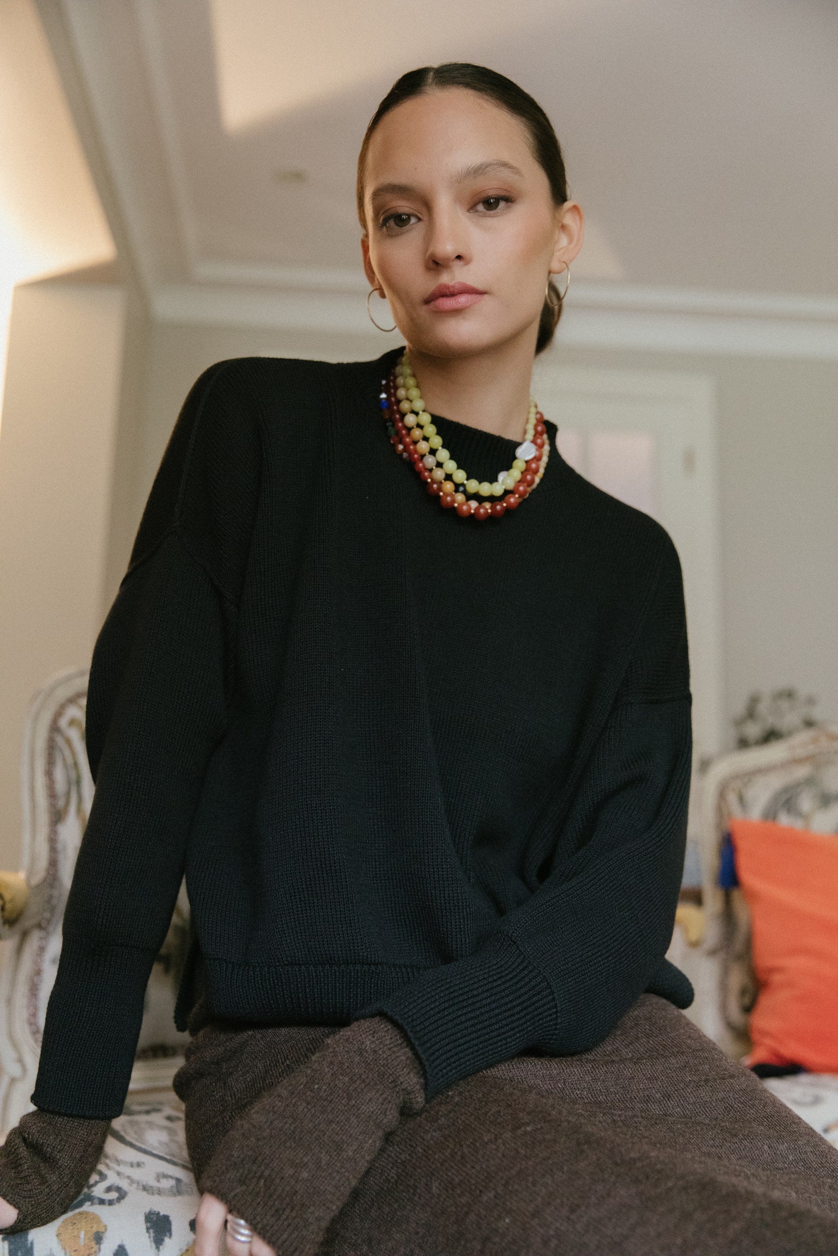 Mini Tejido Cozy · Negro
