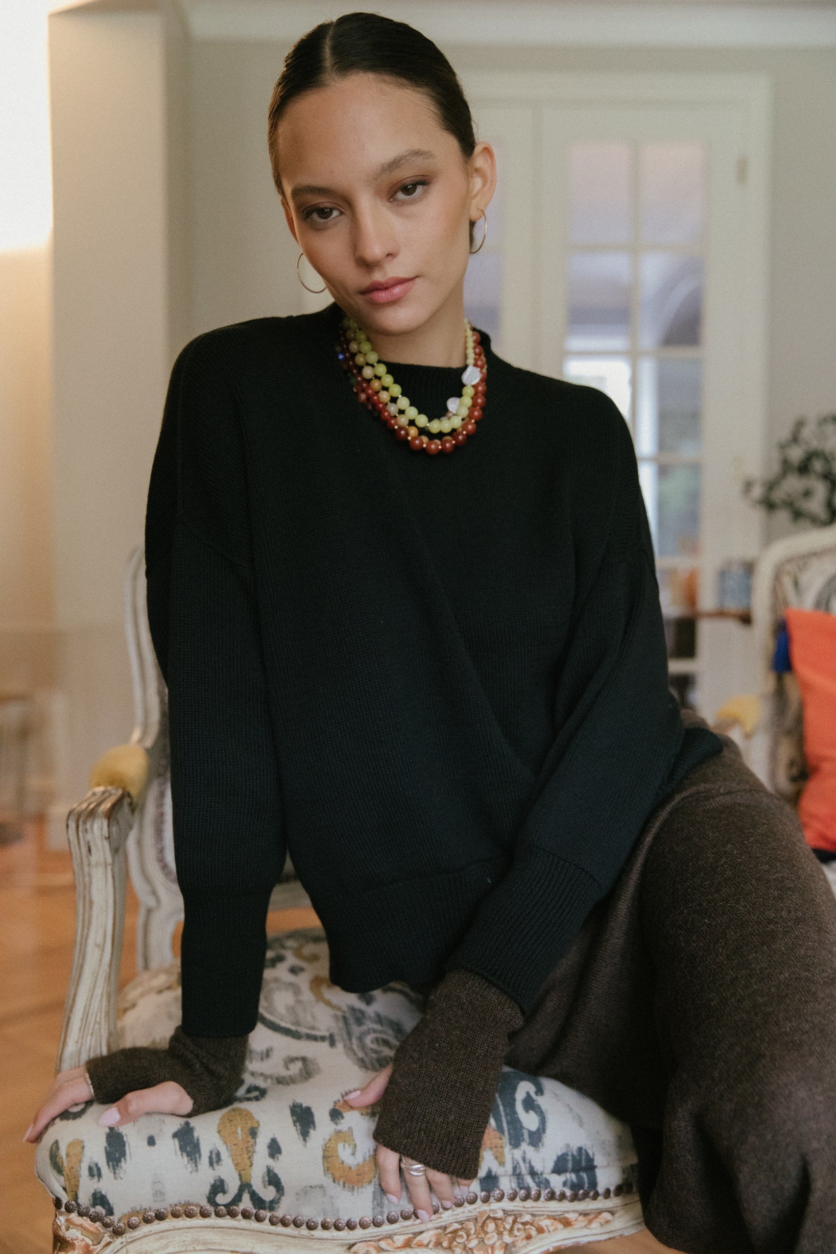 Mini Tejido Cozy · Negro