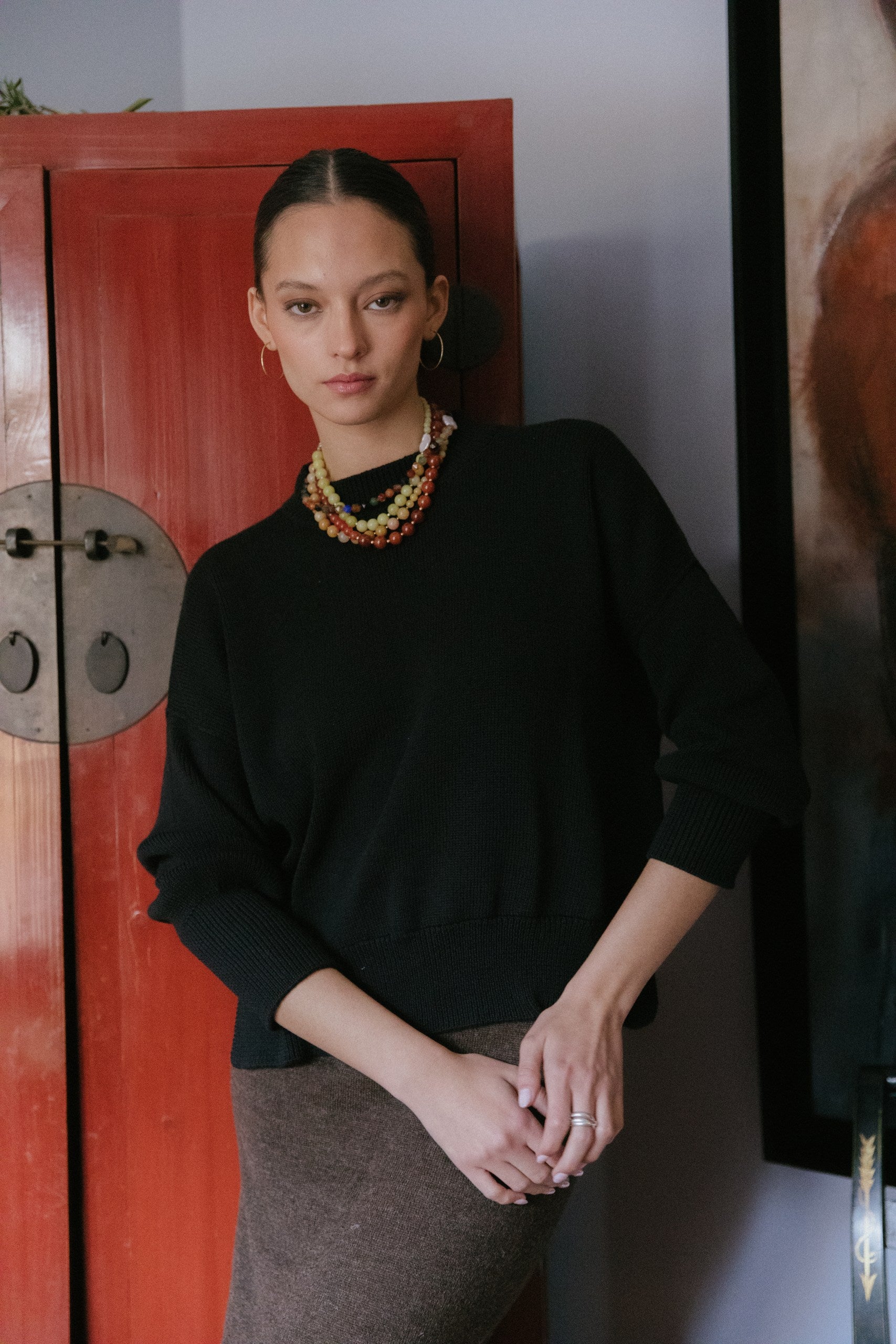 Mini Tejido Cozy · Negro