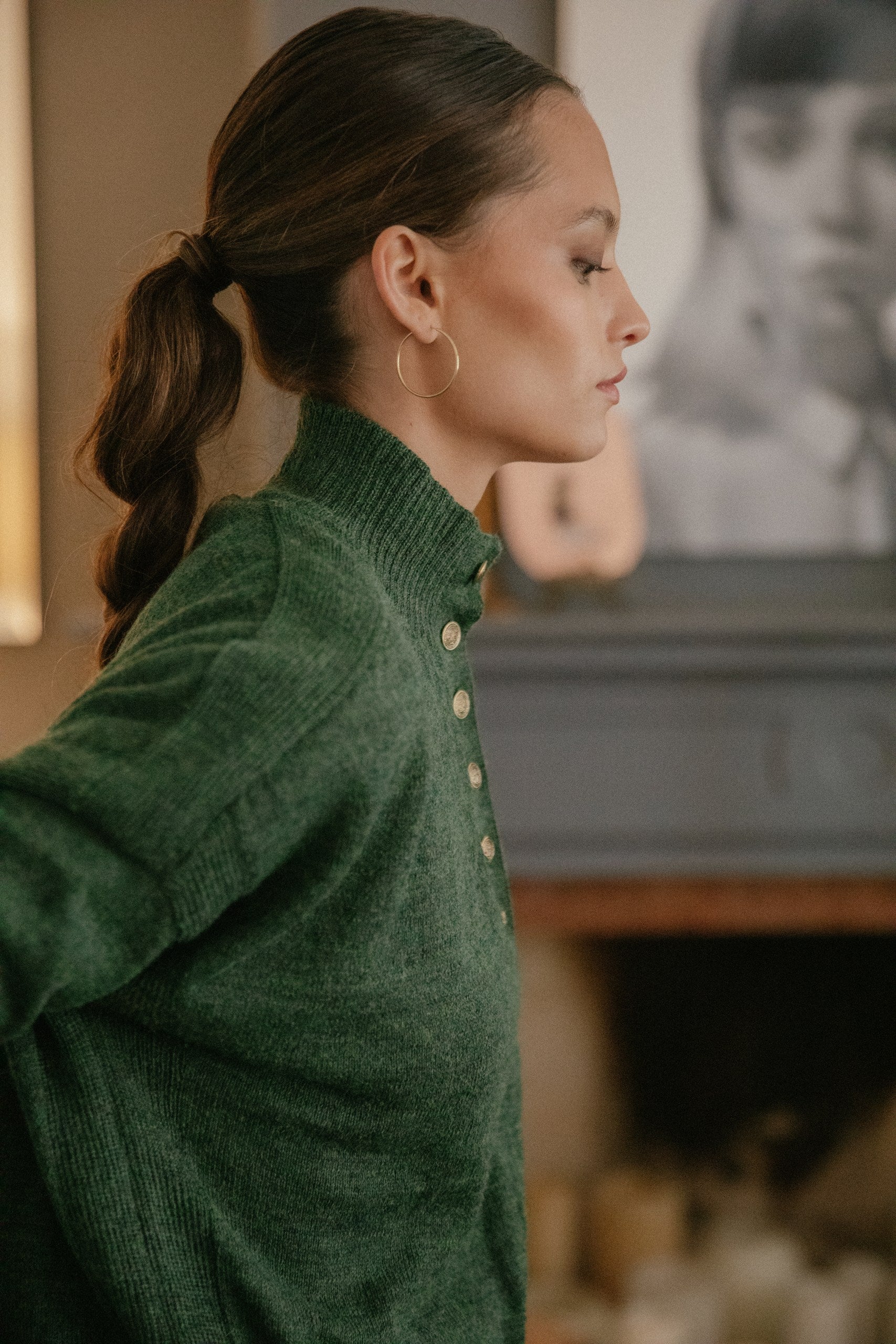 Sweater Begur · Verde Peral