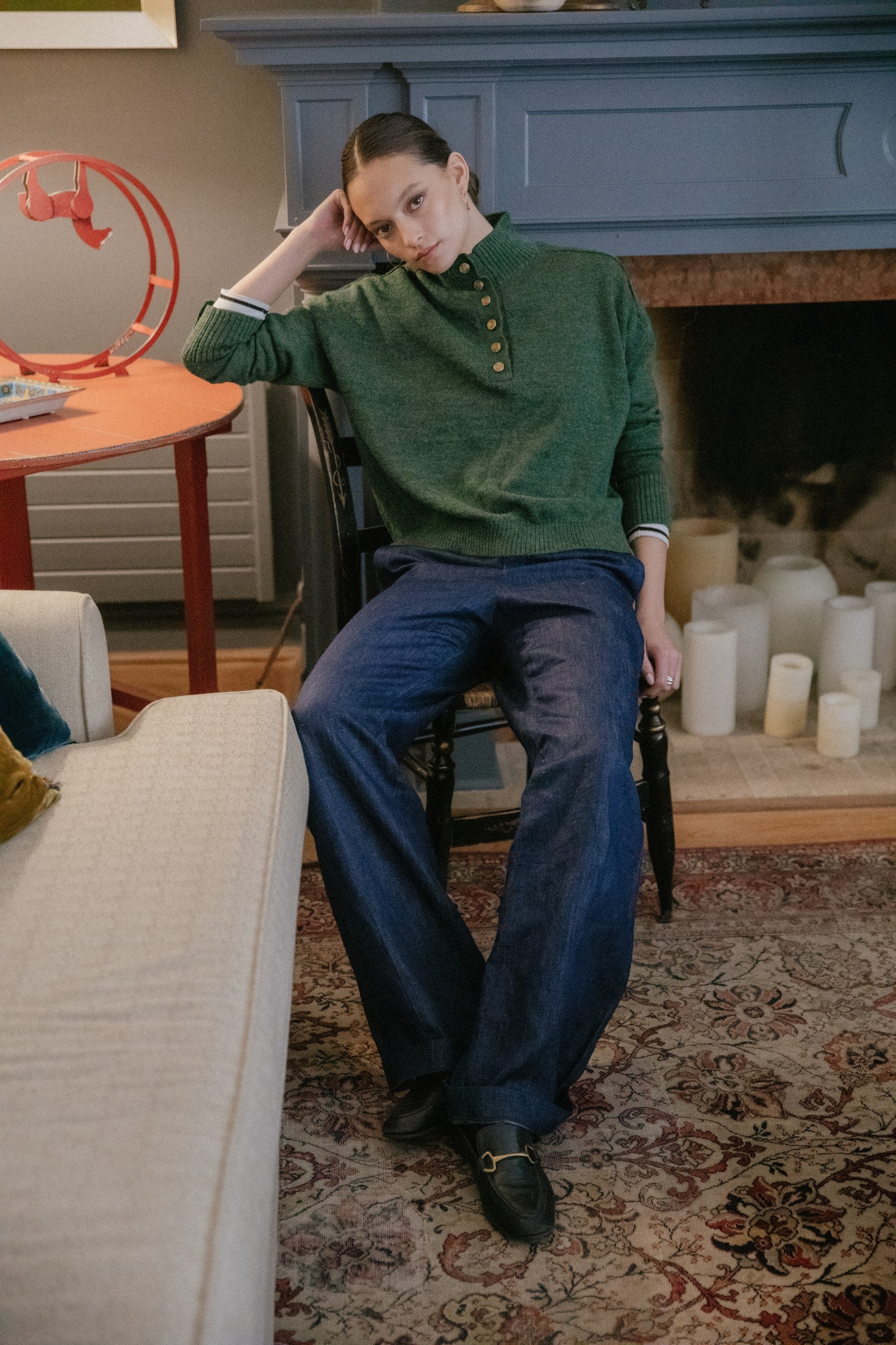 Sweater Begur · Verde Peral