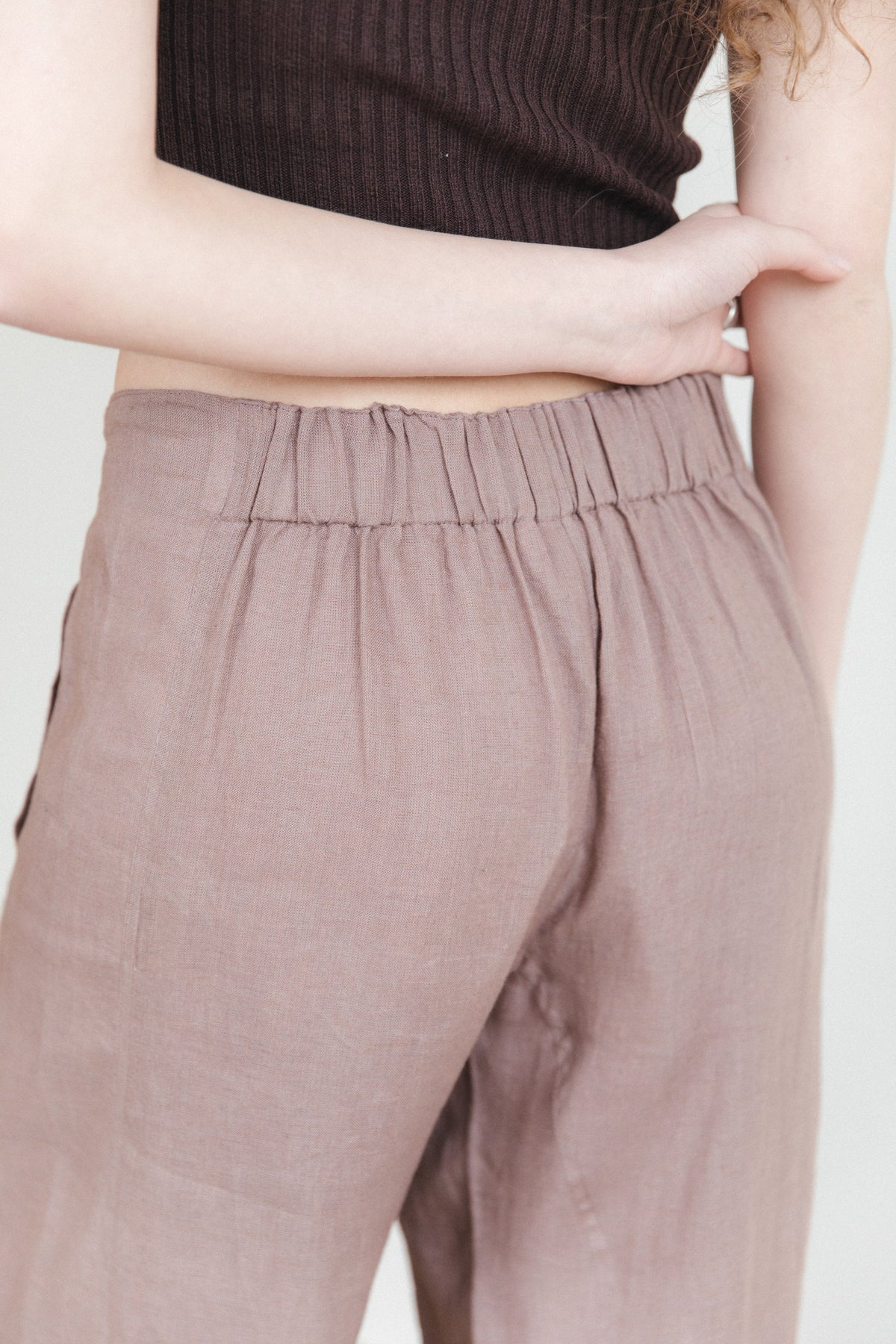 Pantalón Ela · Malva