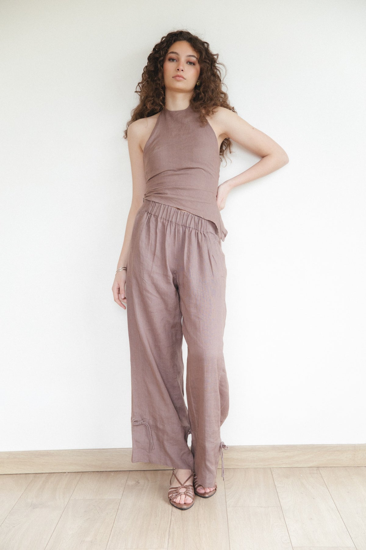 Pantalón Ela · Malva