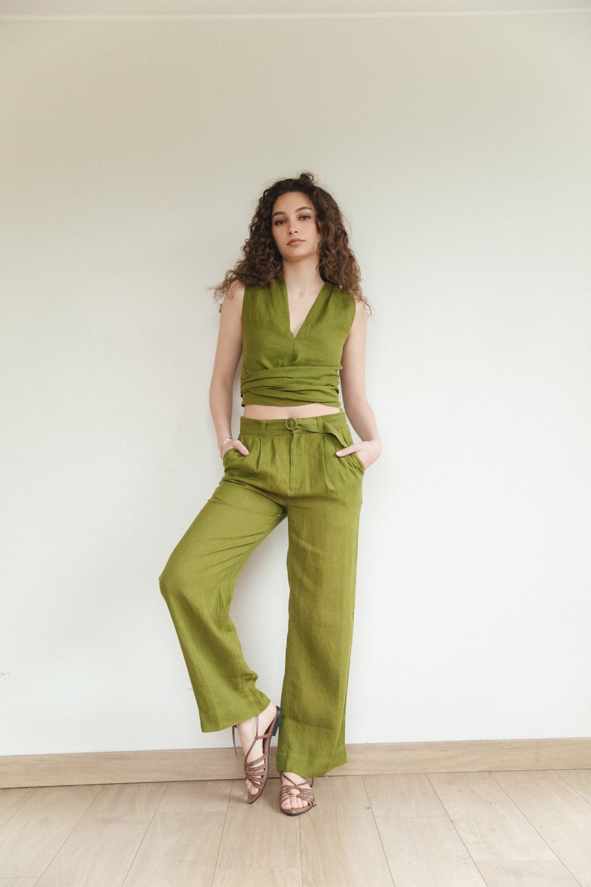 Pantalón Bex · Pistacho