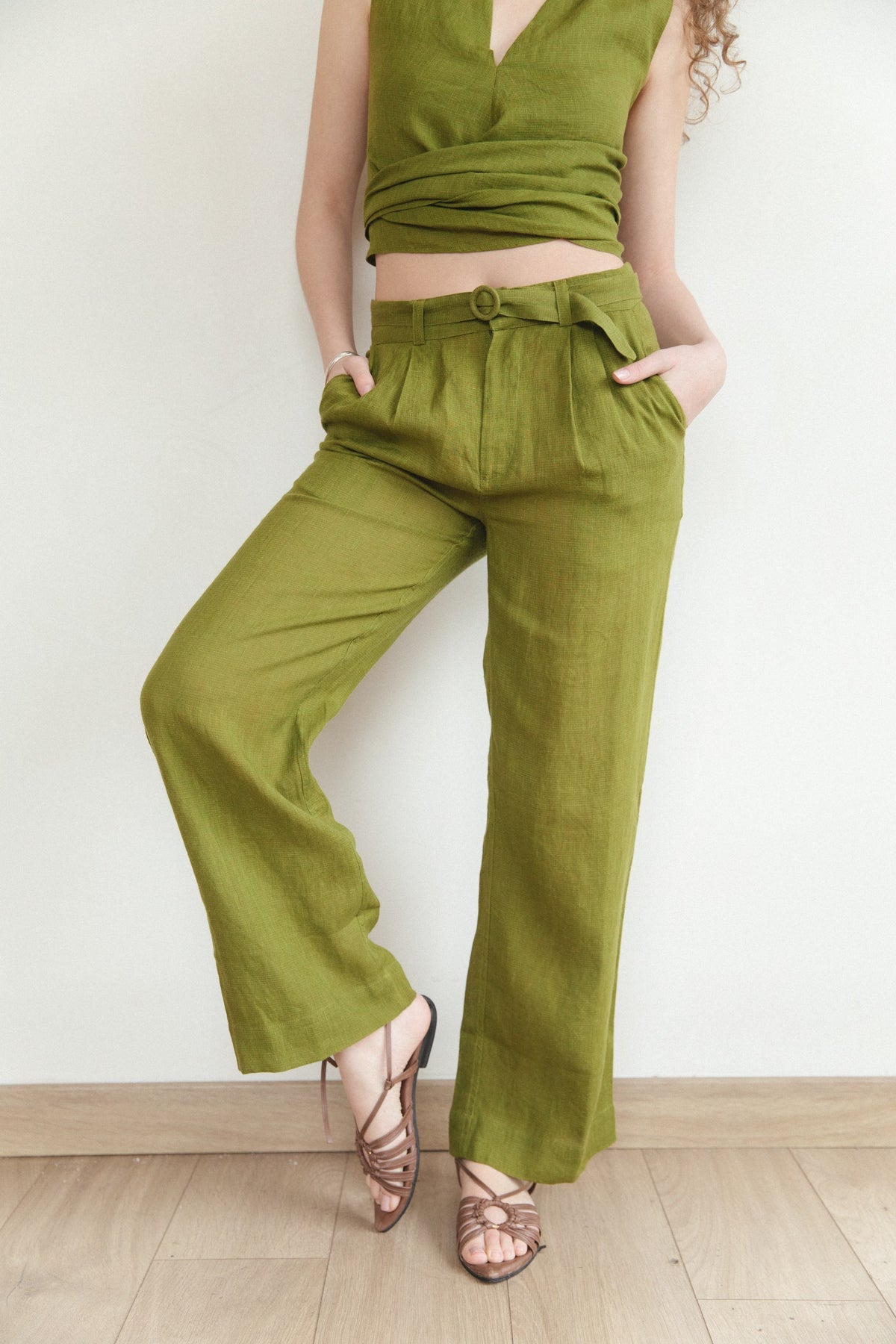 Pantalón Bex · Pistacho