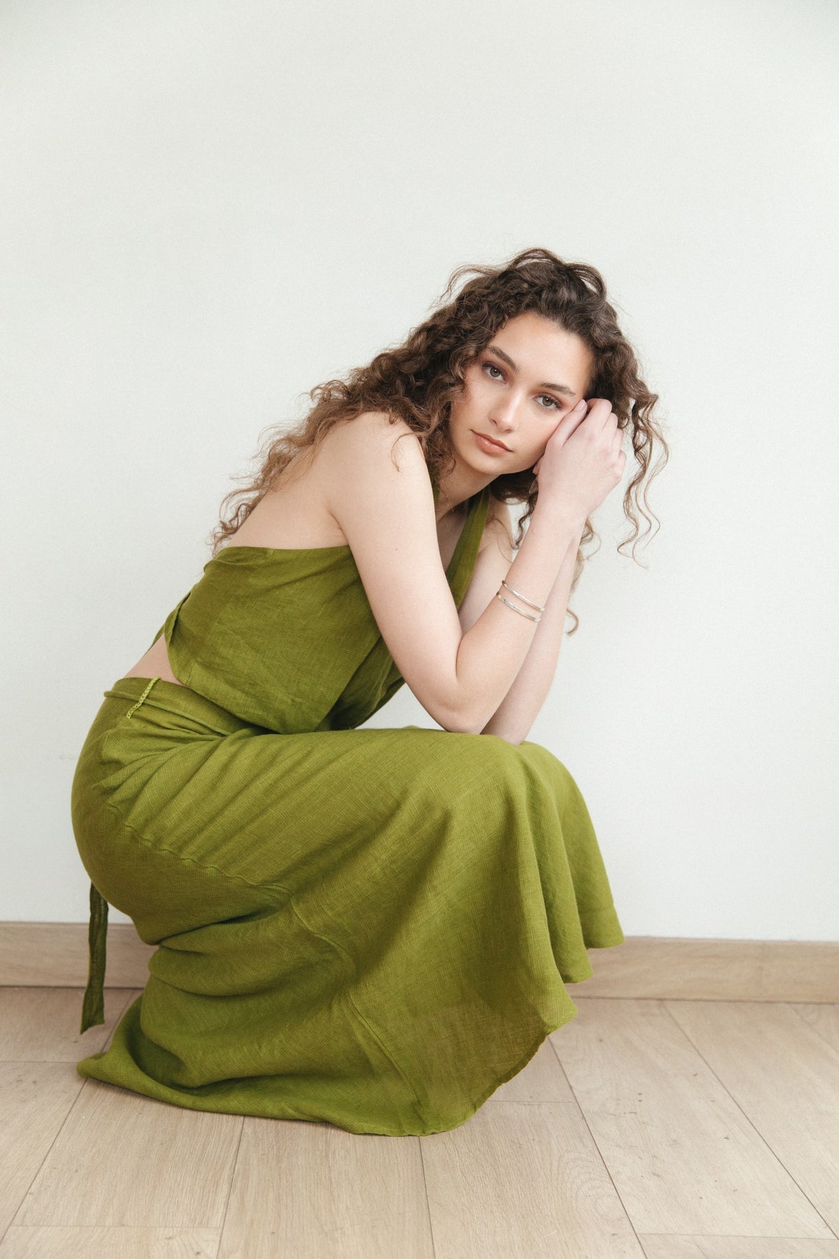 Falda Ronda · Pistacho