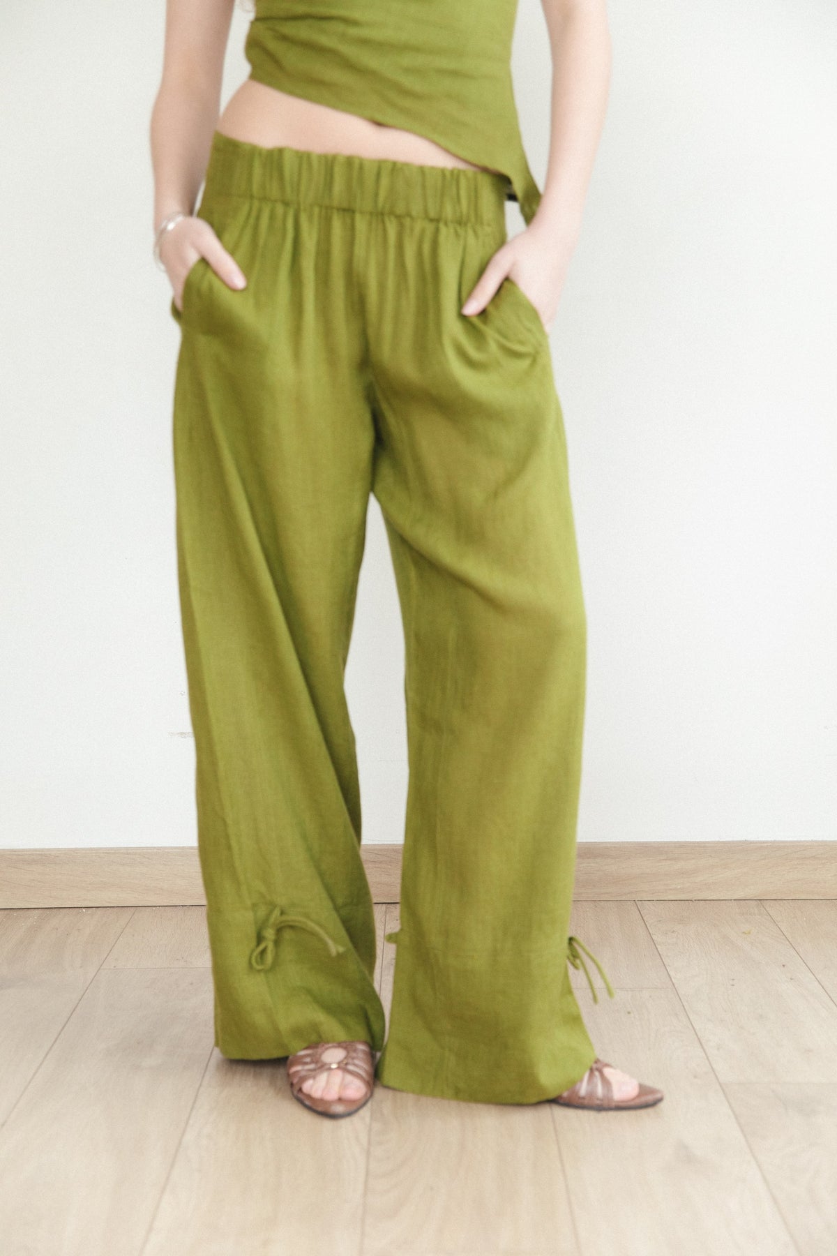 Pantalón Ela · Pistacho