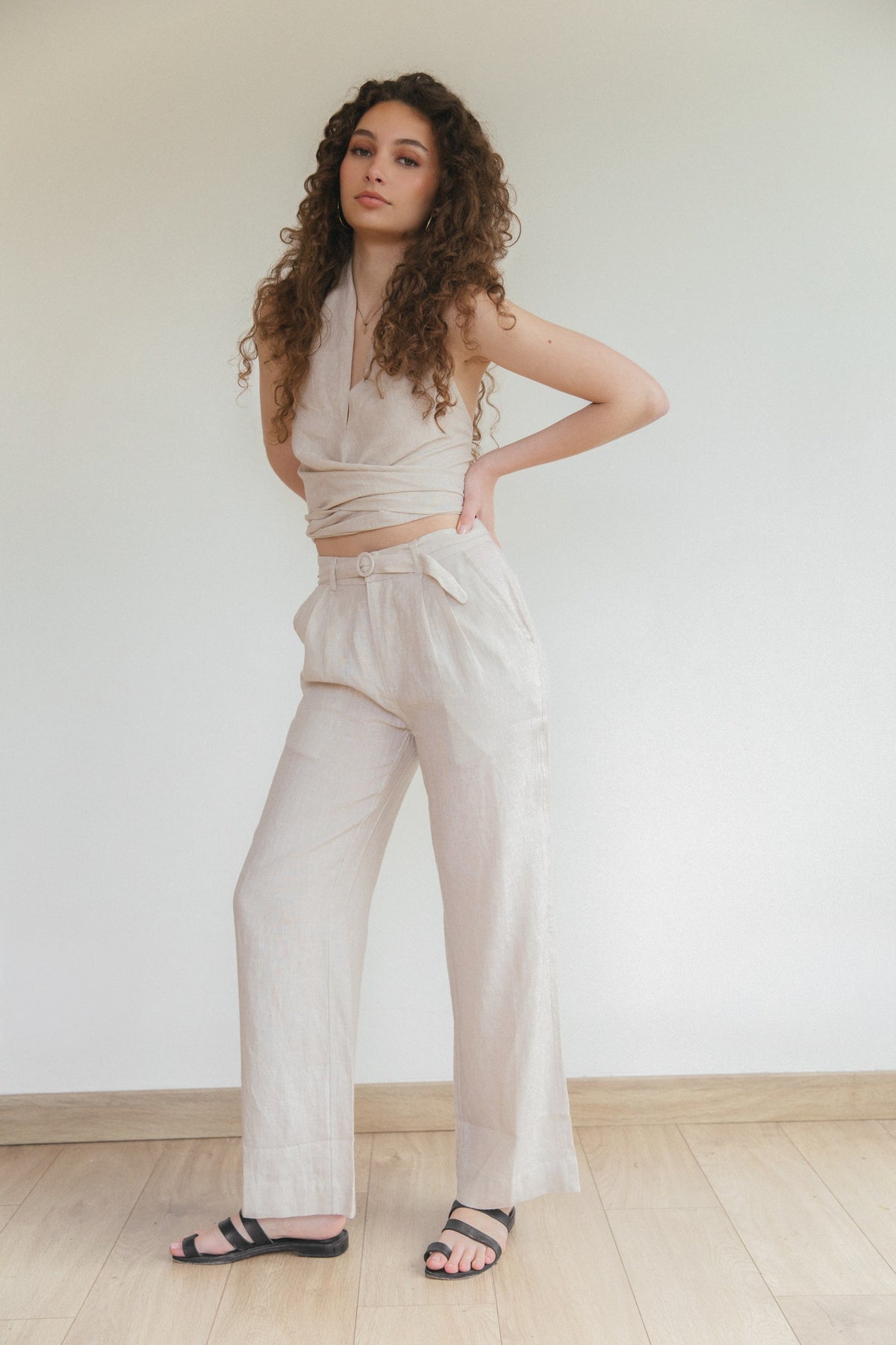 Pantalón Bex · Nude