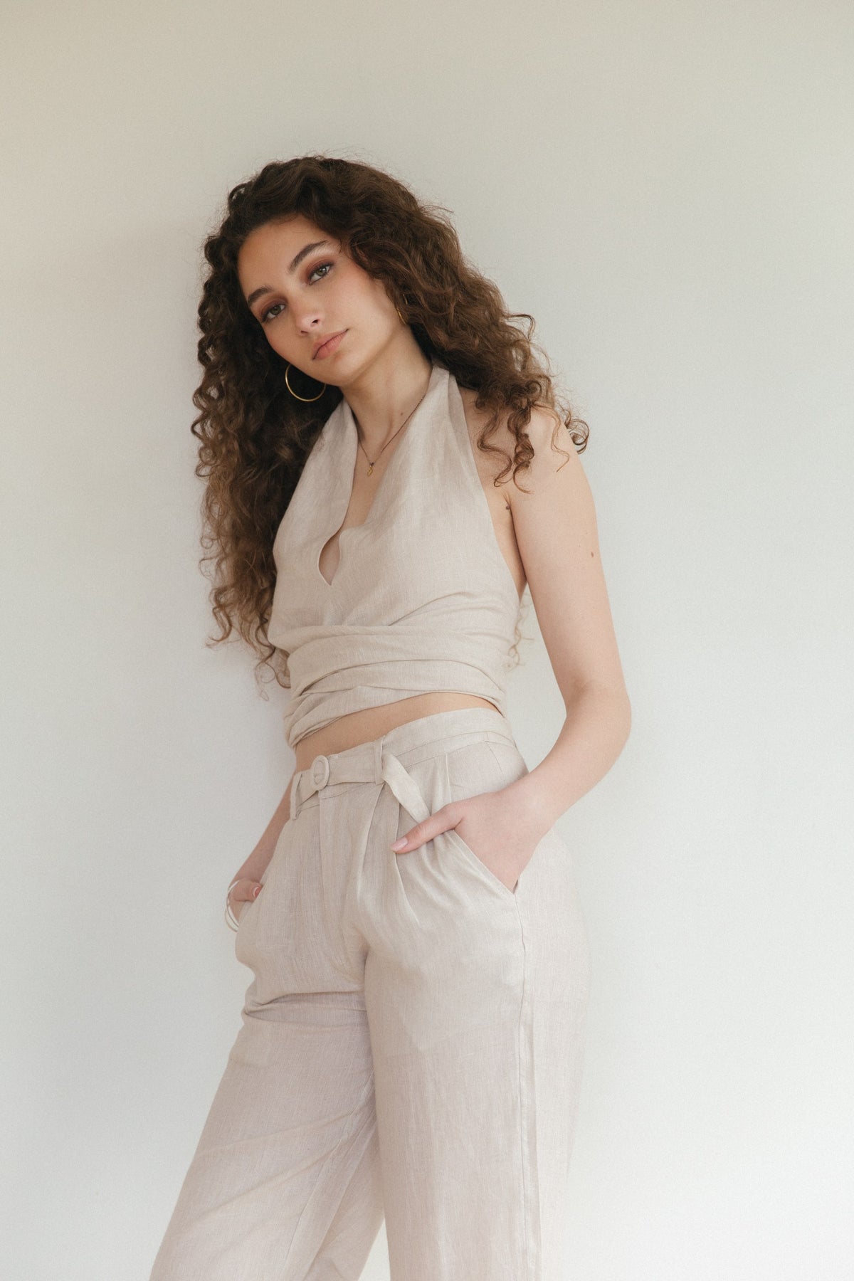 Pantalón Bex · Nude