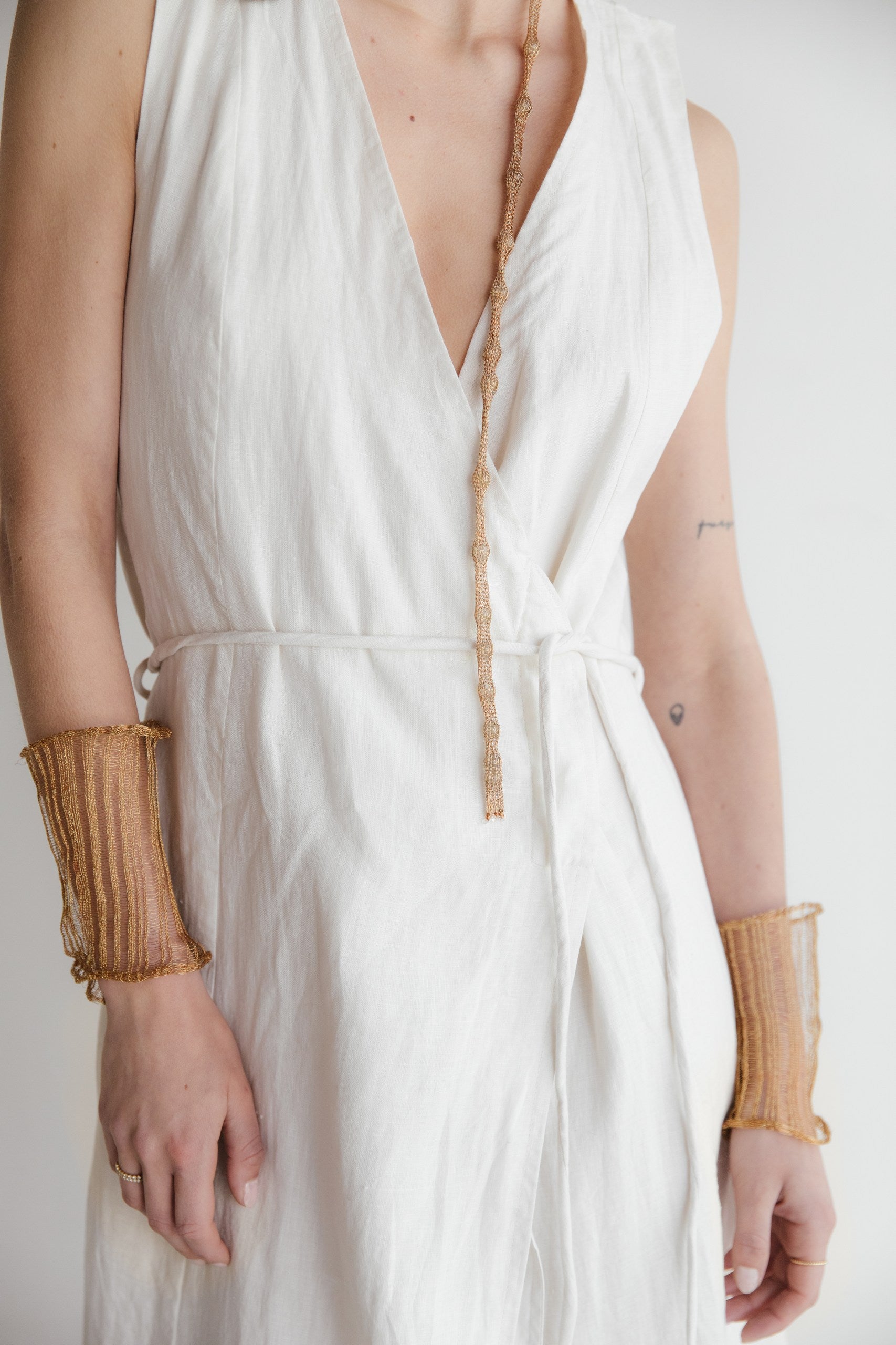 Maxi Vestido Noosa  · Crudo