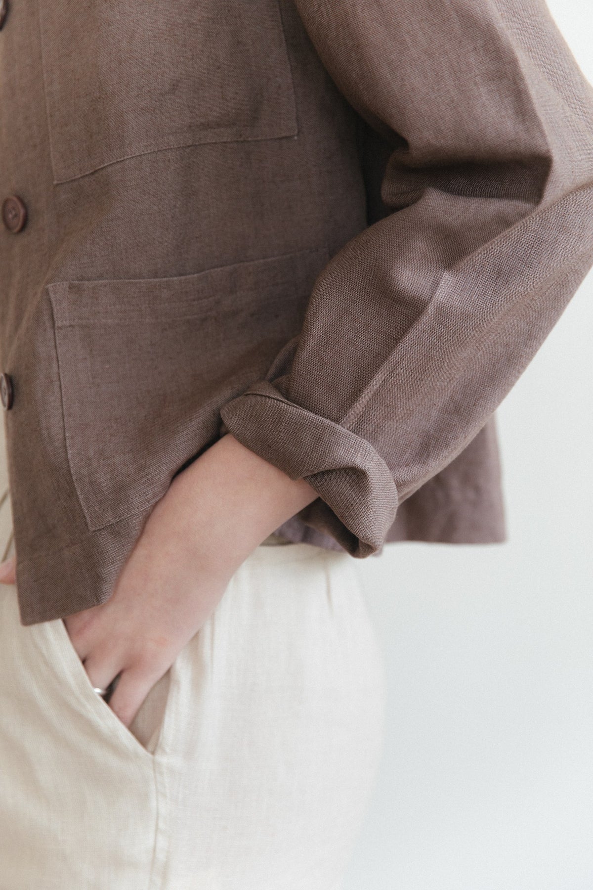 Chaqueta Masi · Malva