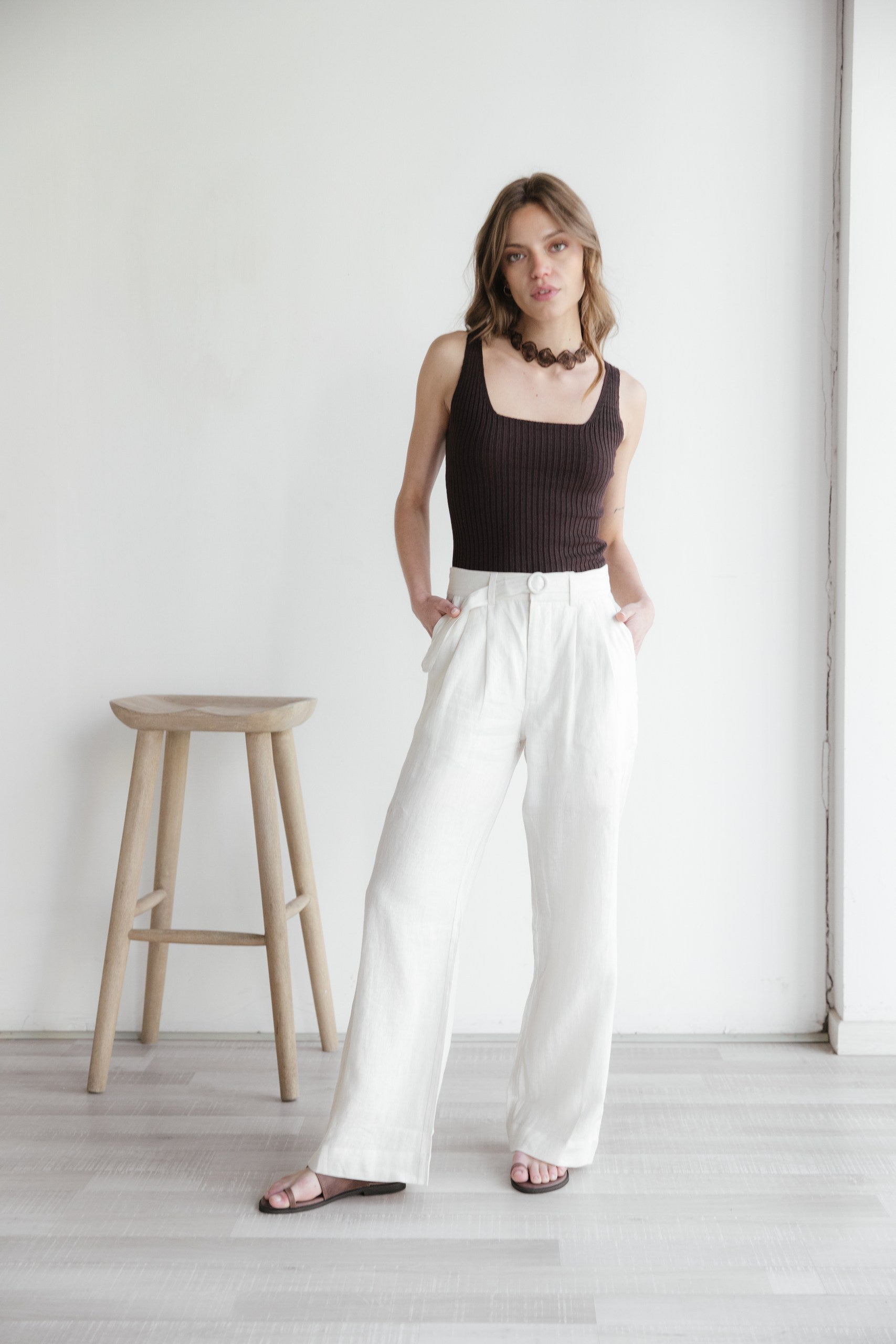 Pantalón Bex · Crudo