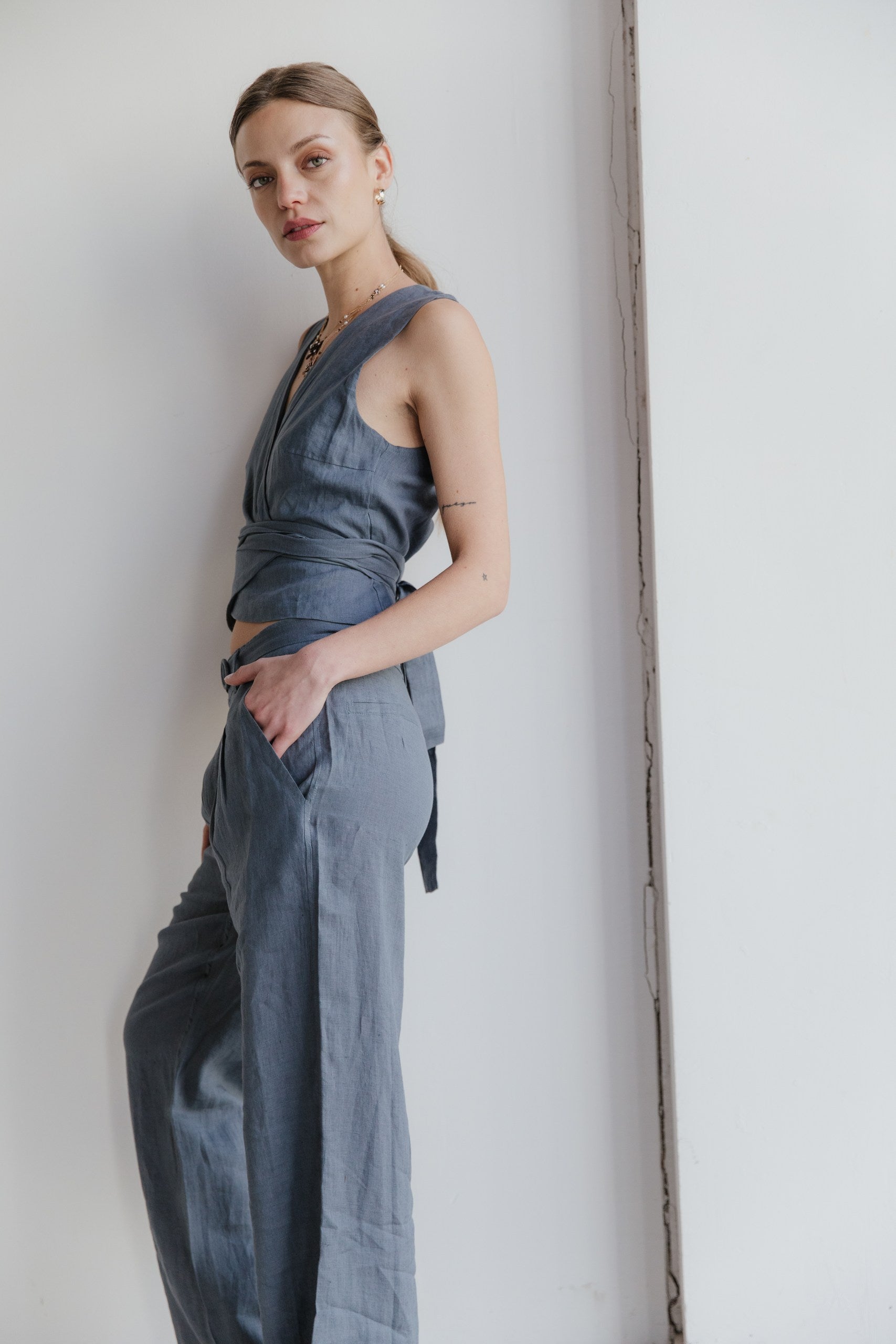 Pantalón Bex · Pizarra