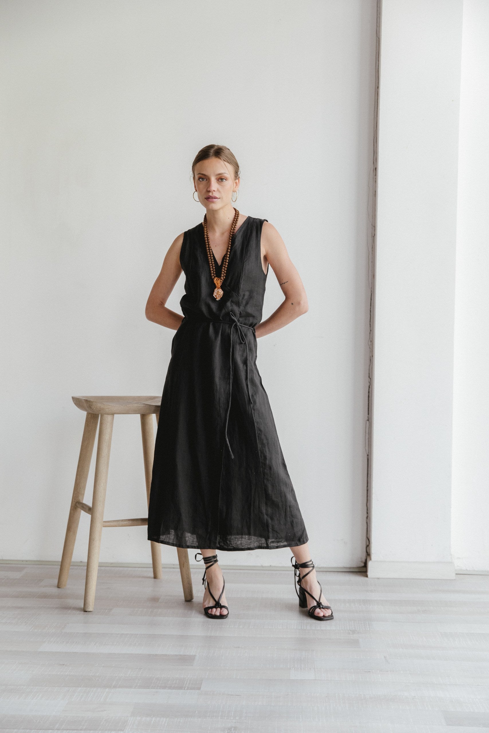 Maxi Vestido Noosa  · Negro
