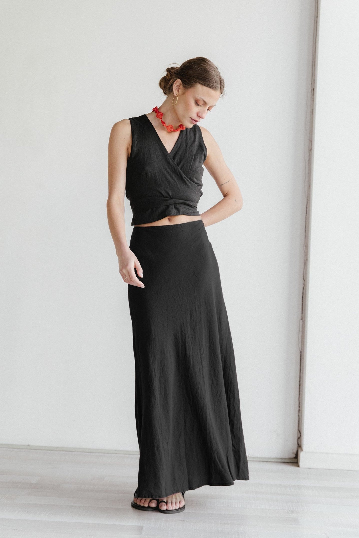 Falda Cadiz  · Negro