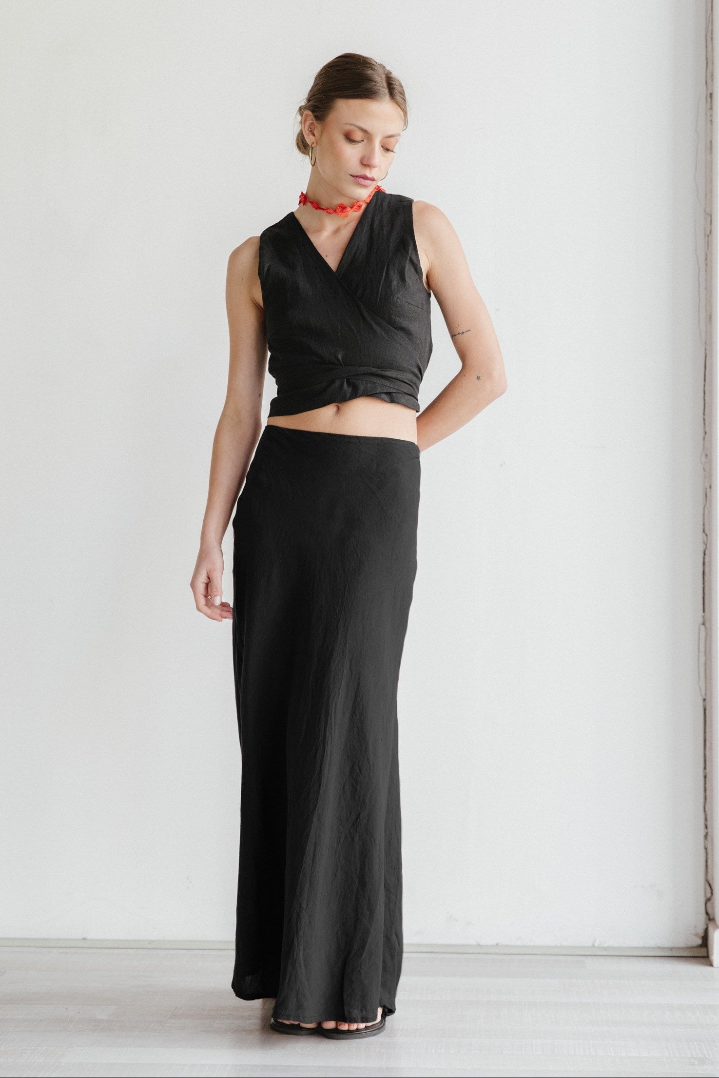 Falda Cadiz  · Negro