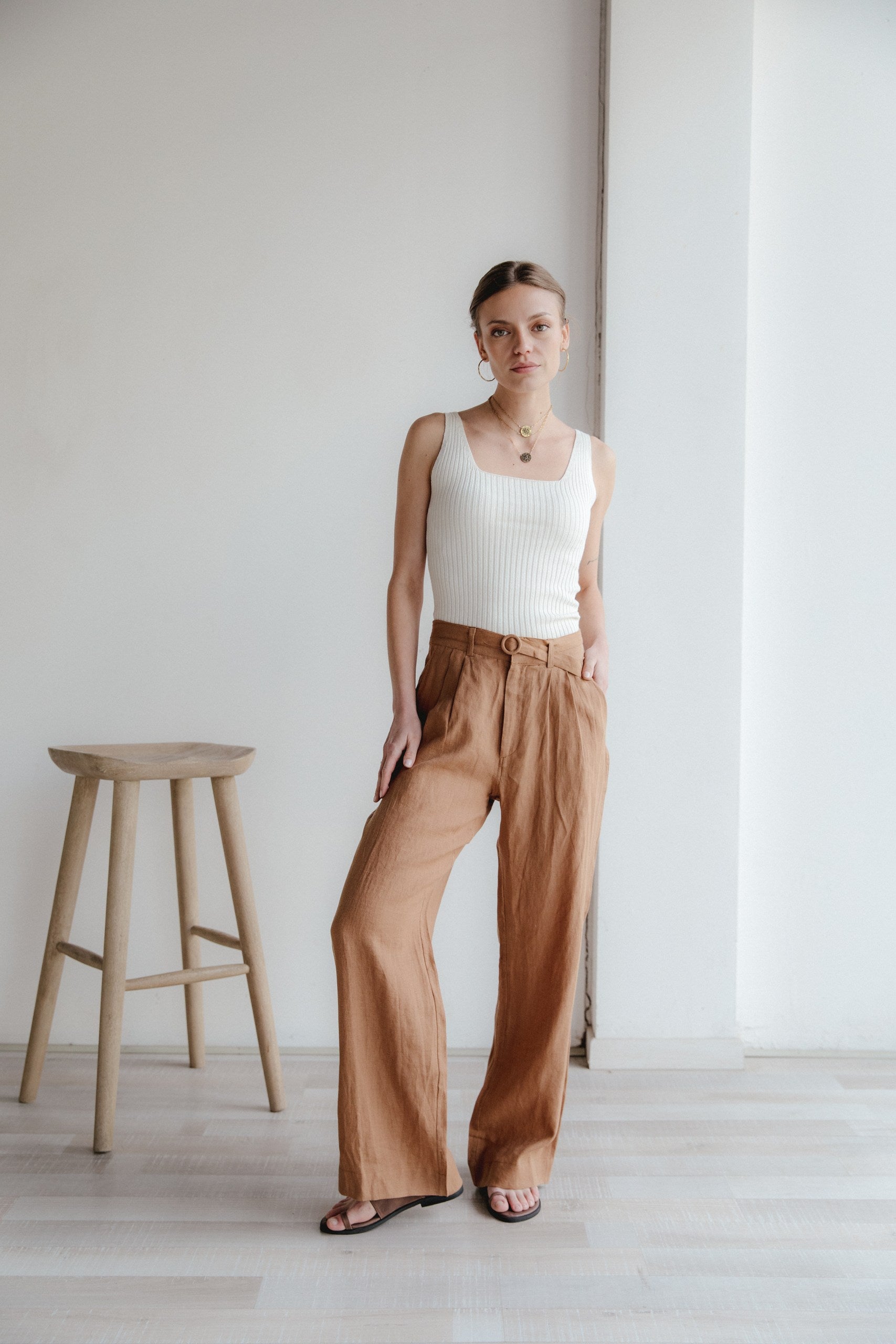 Pantalón Bex · Toffee