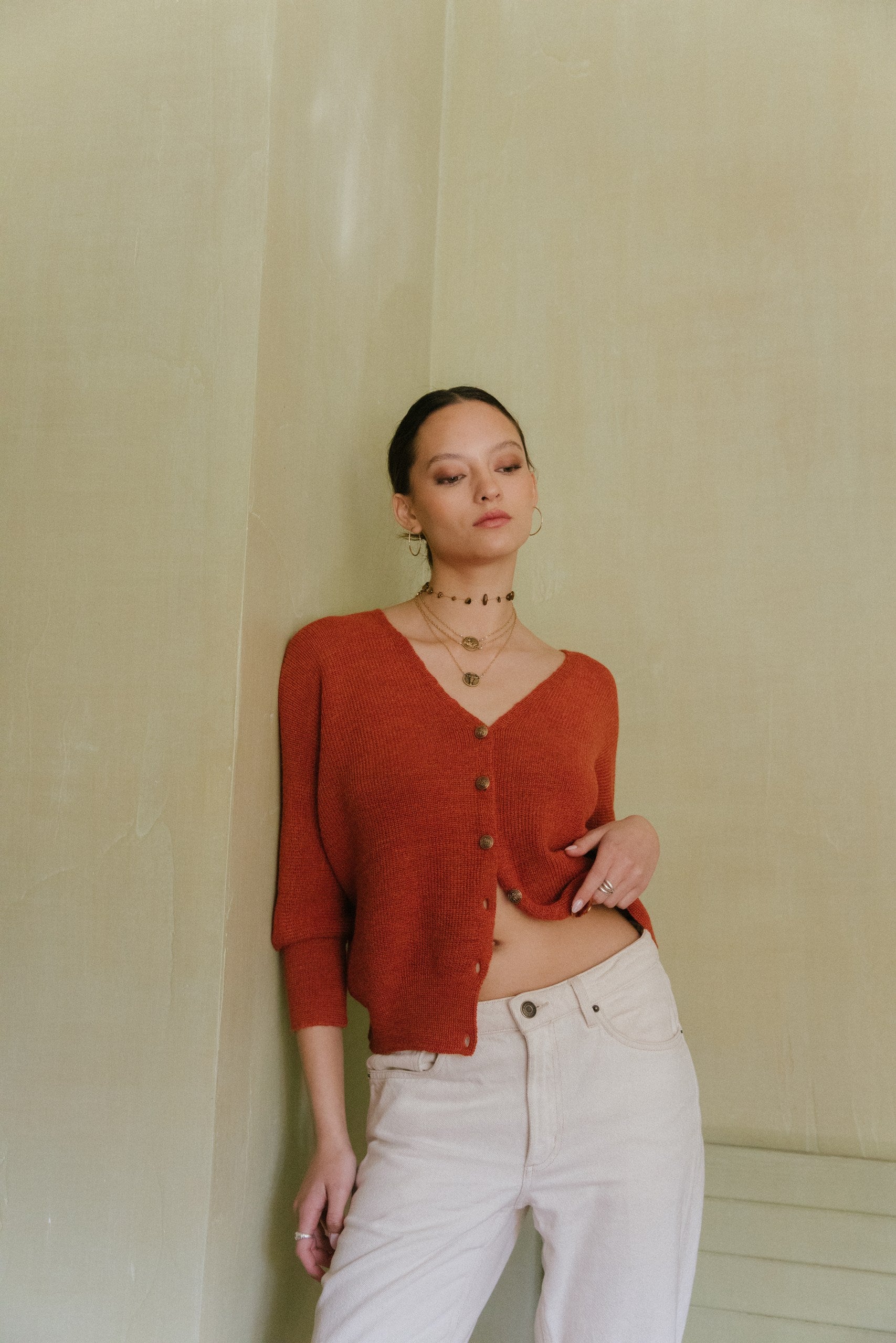 Cardigan Merly · Ladrillo