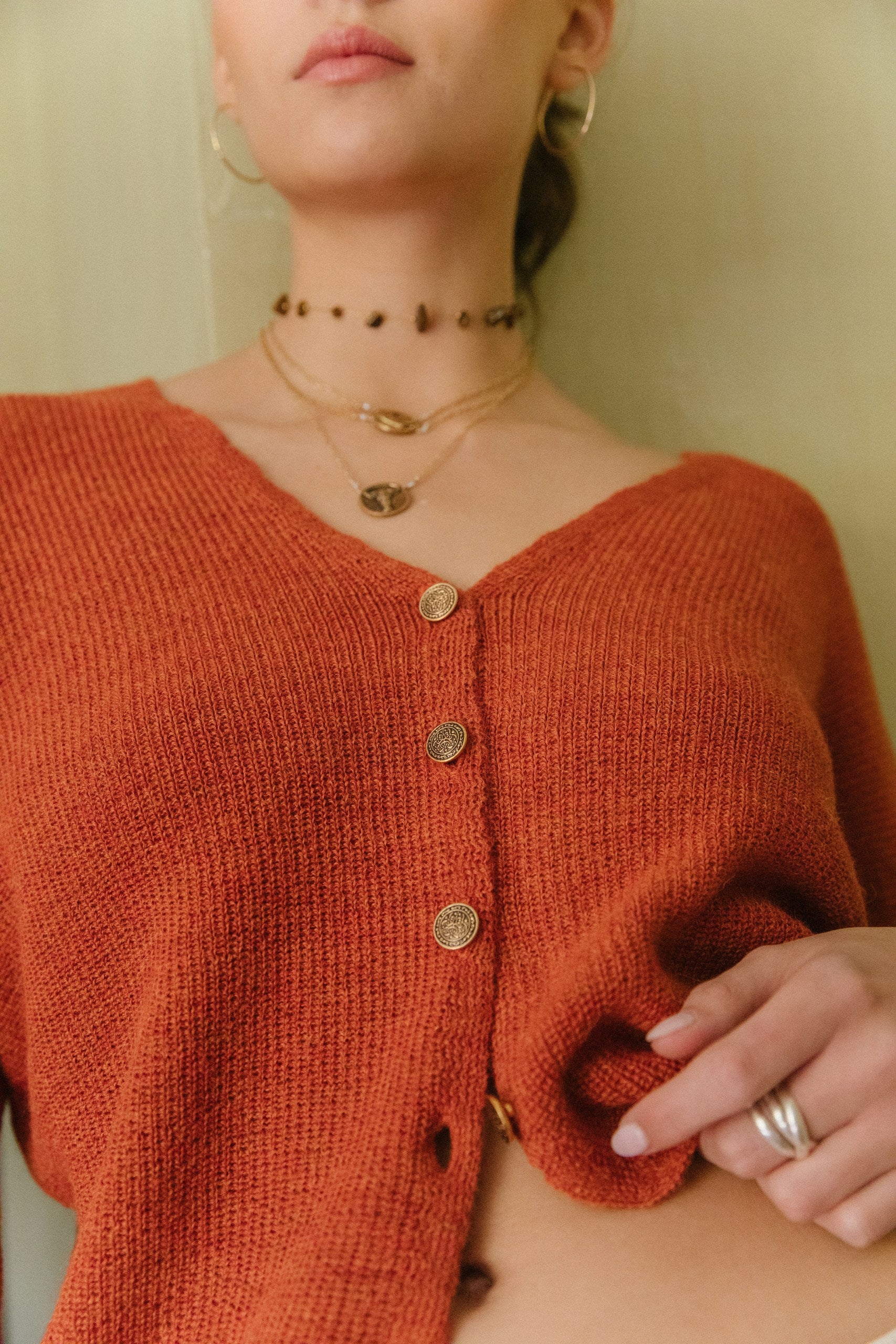 Cardigan Merly · Ladrillo