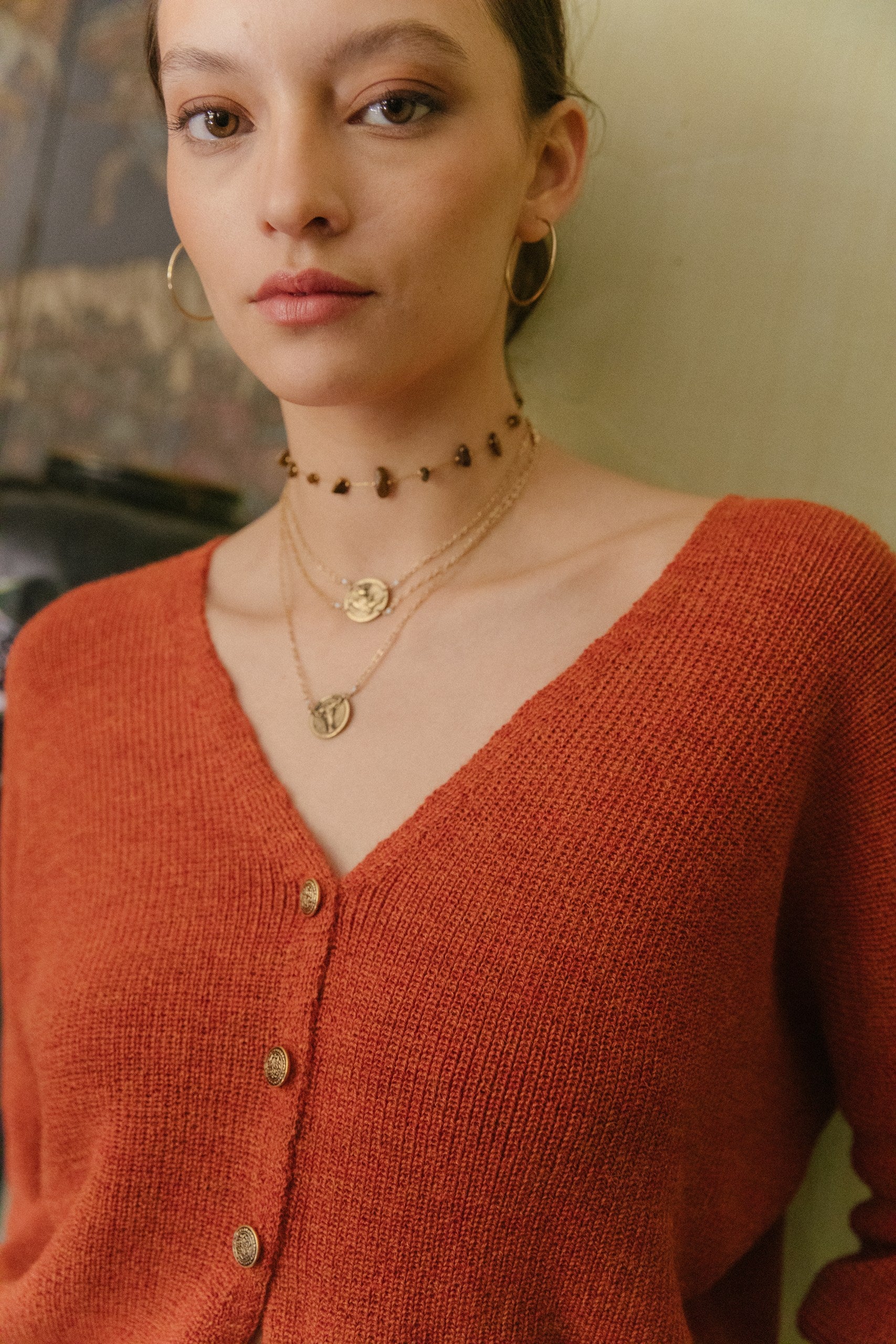Cardigan Merly · Ladrillo