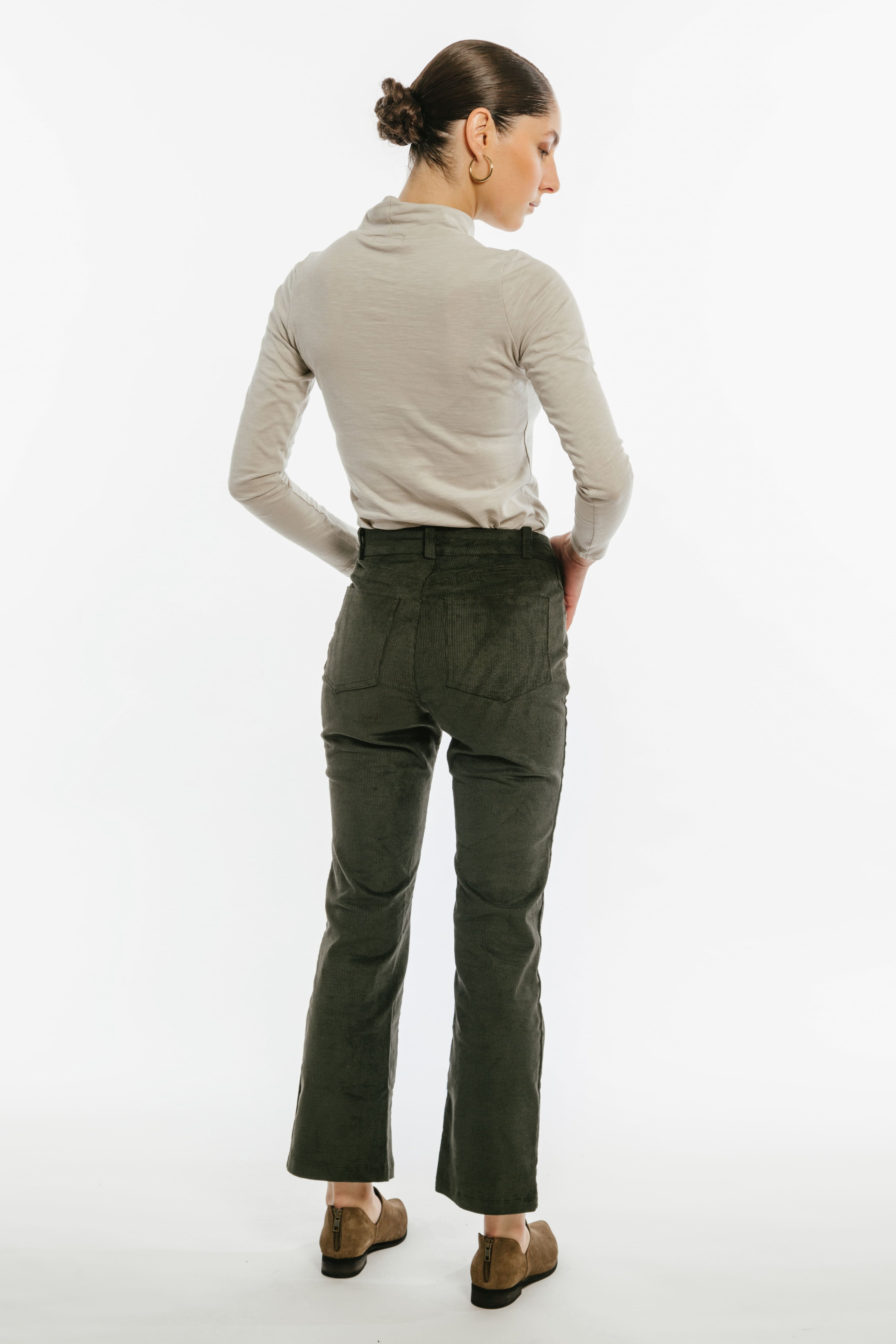Pantalon Cordu · Musgo