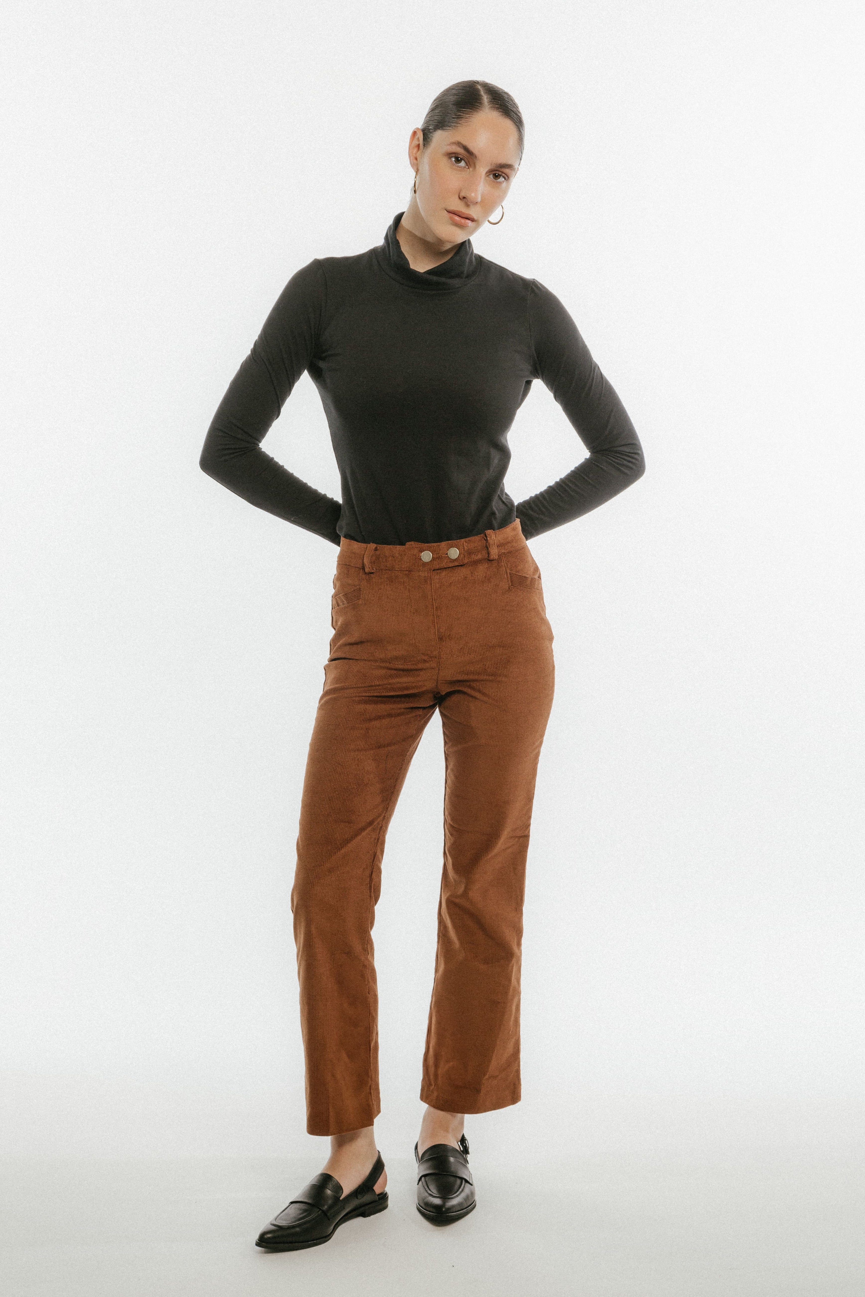 Pantalon Cordu · Caramelo