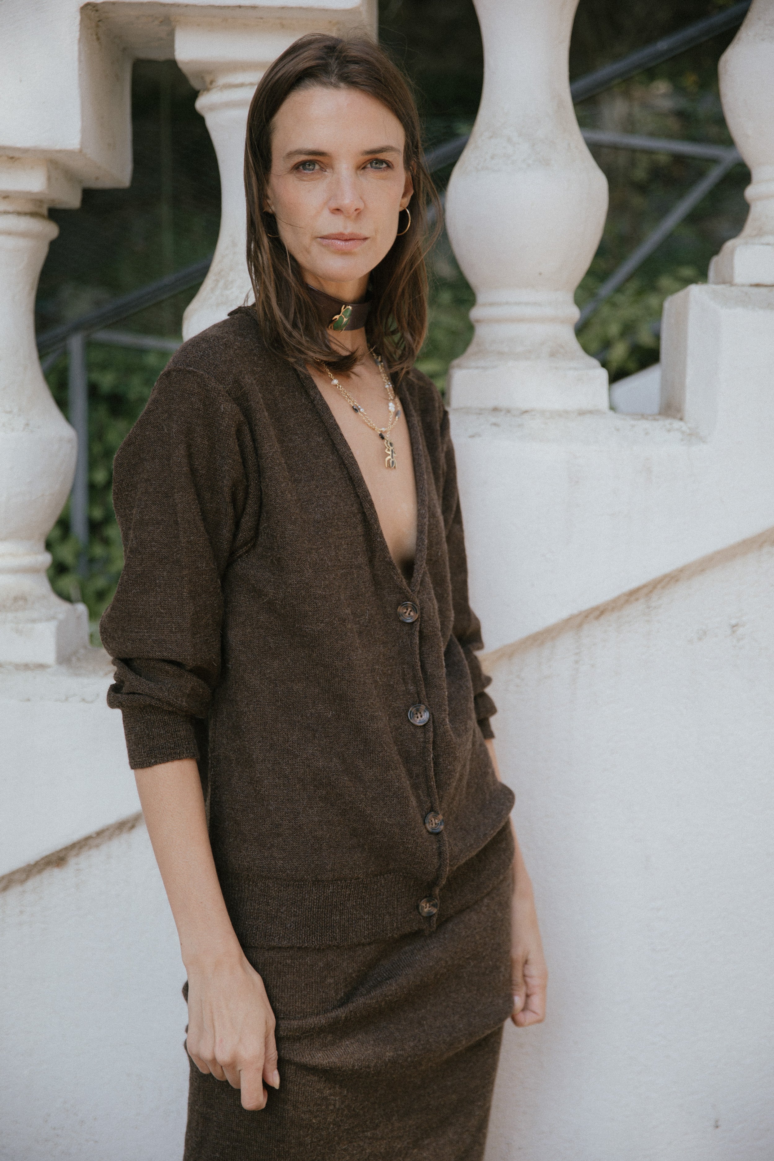 Cardigan Viena · Chocolate